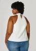 Satin Cowl Neck Top sold by Ashley Stewart