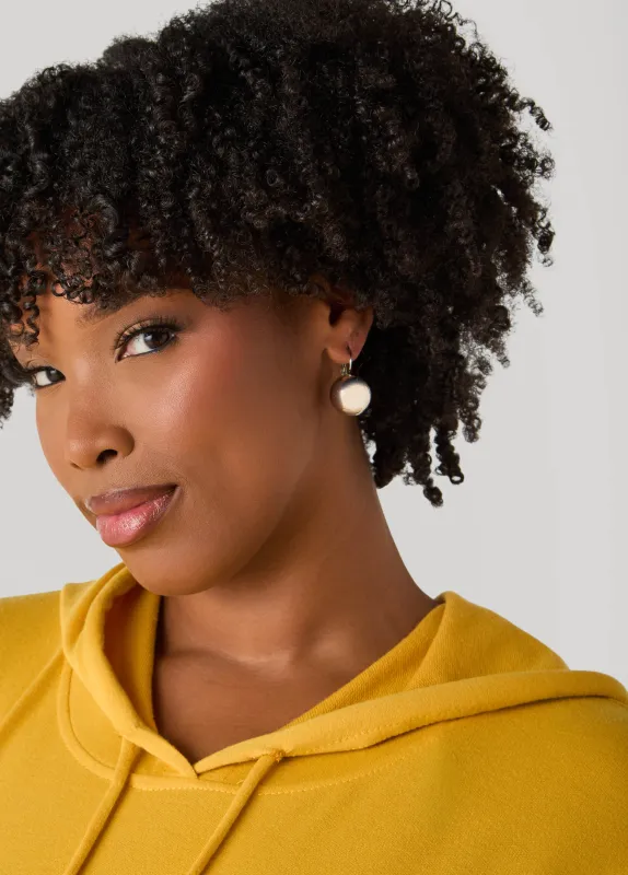 Silver Tone Ball Earrings sold by Ashley Stewart