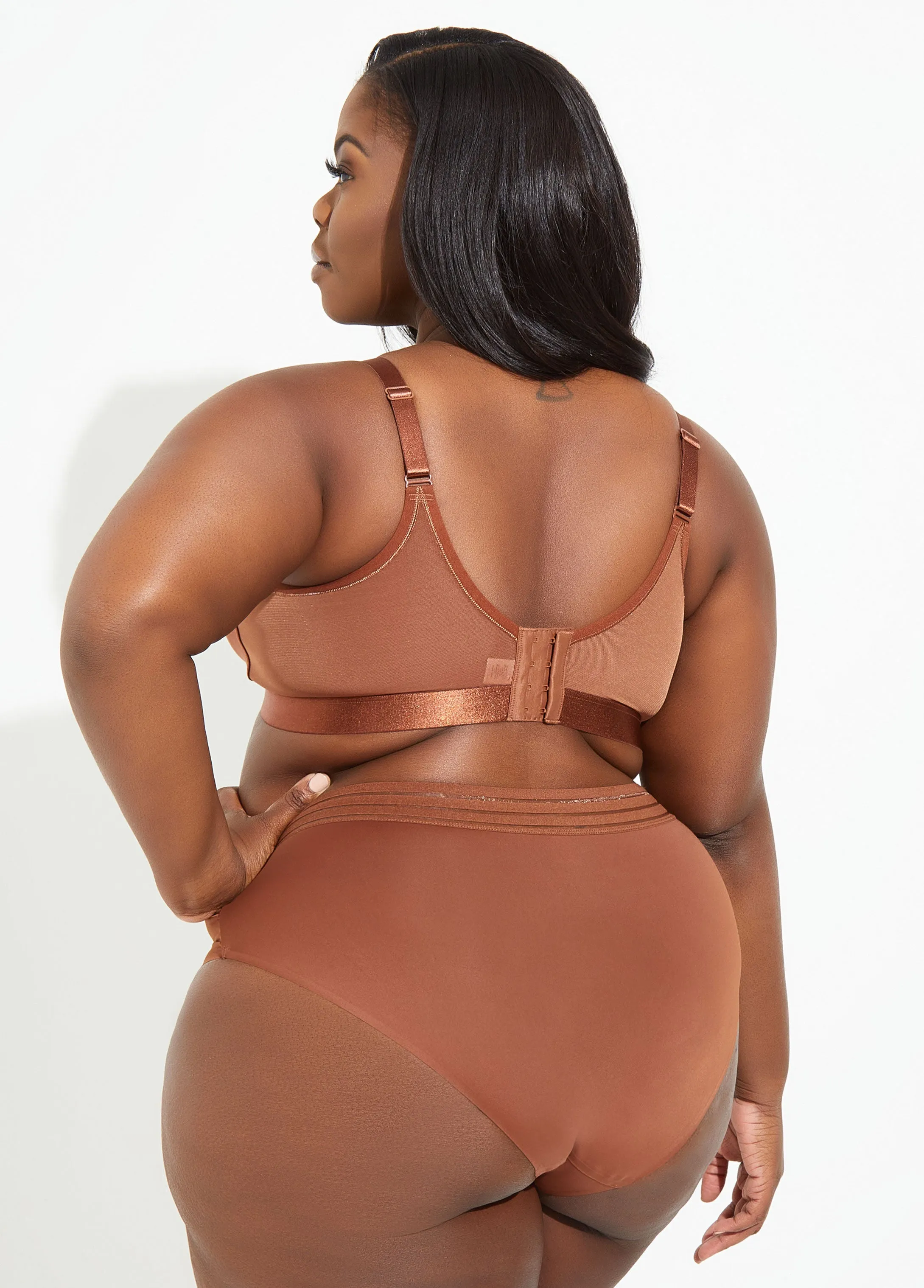 Sheer Waist Micro Brief Panty sold by Ashley Stewart product image thumbnail 5