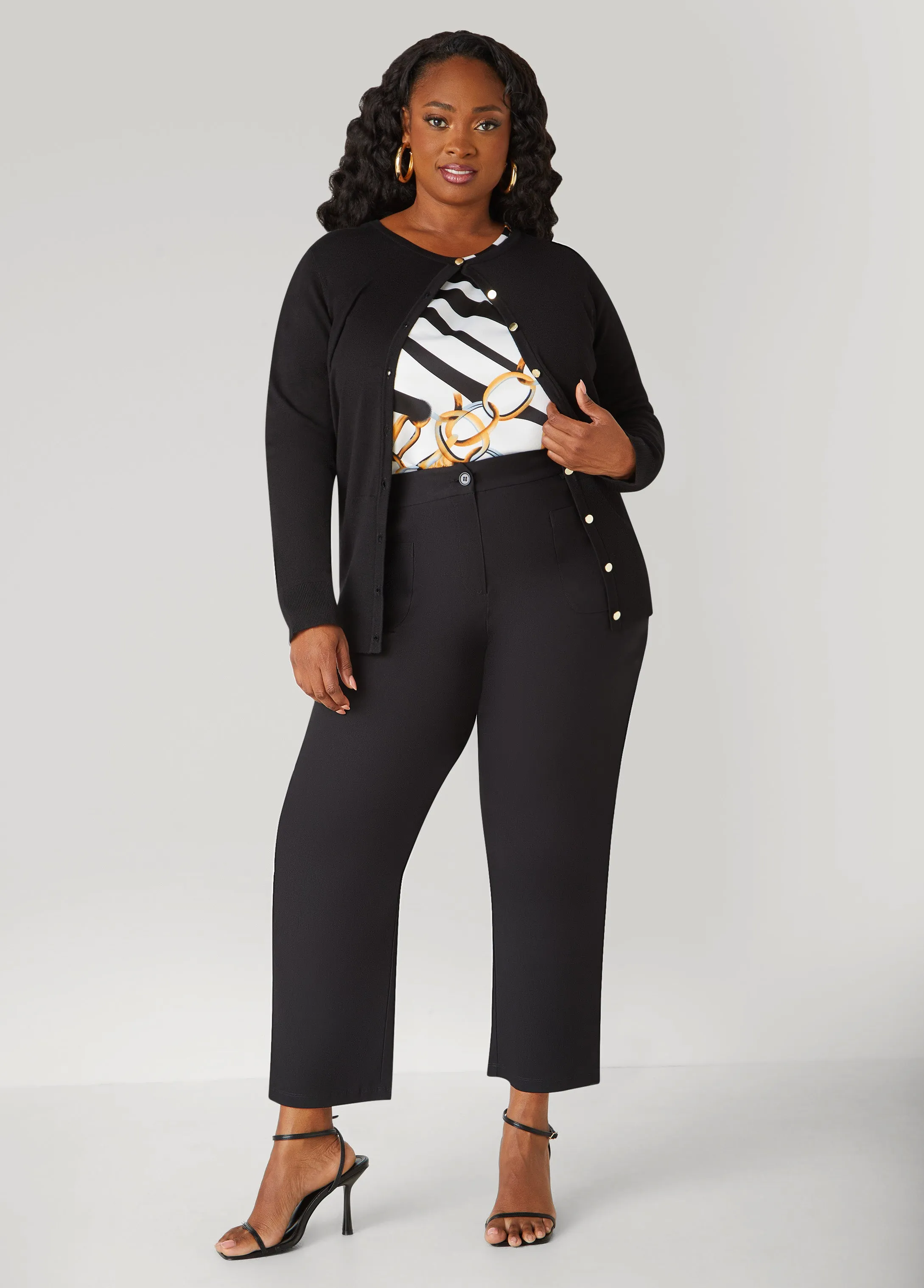 Millennium Patch Pocket Trousers sold by Ashley Stewart product image thumbnail 3