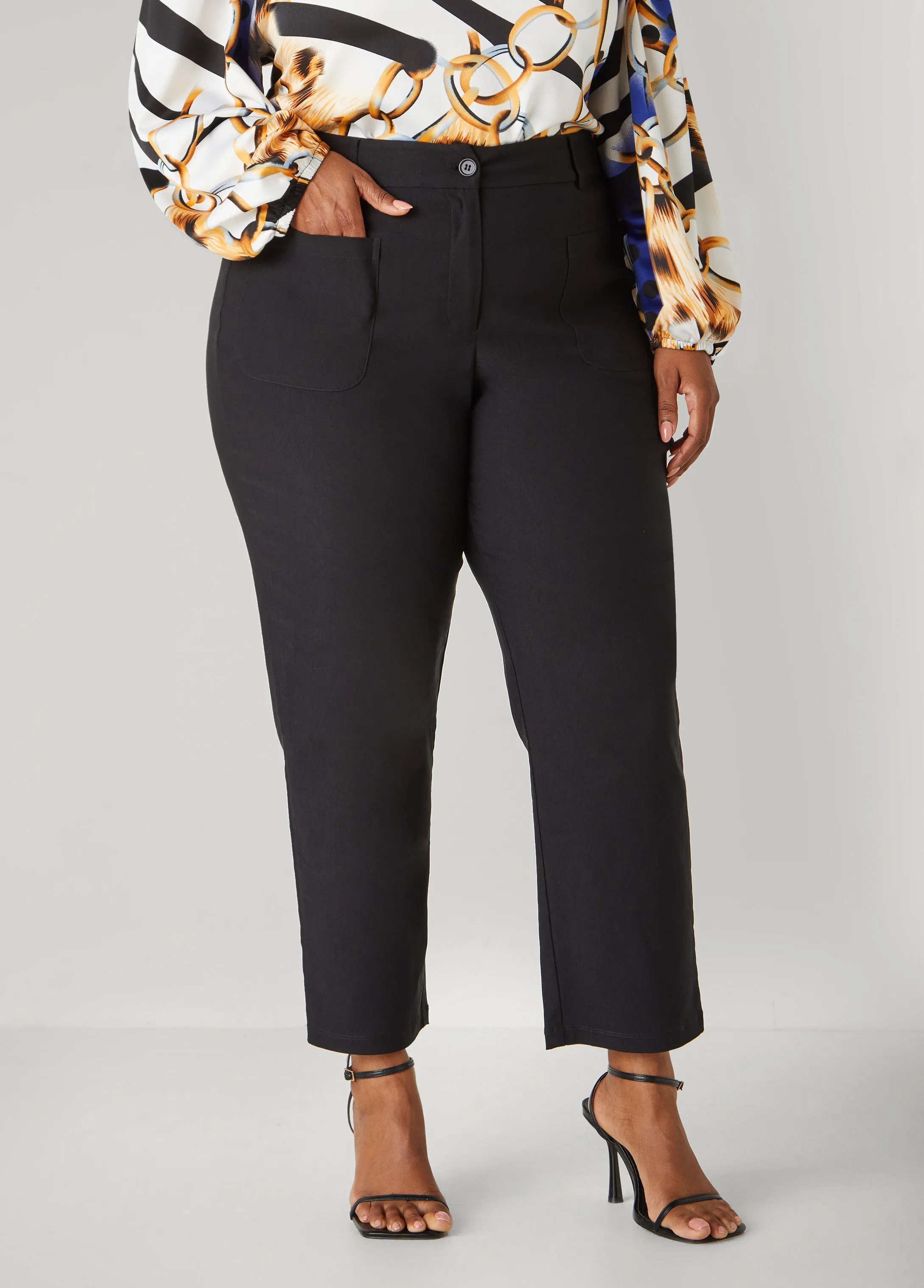 Millennium Patch Pocket Trousers sold by Ashley Stewart