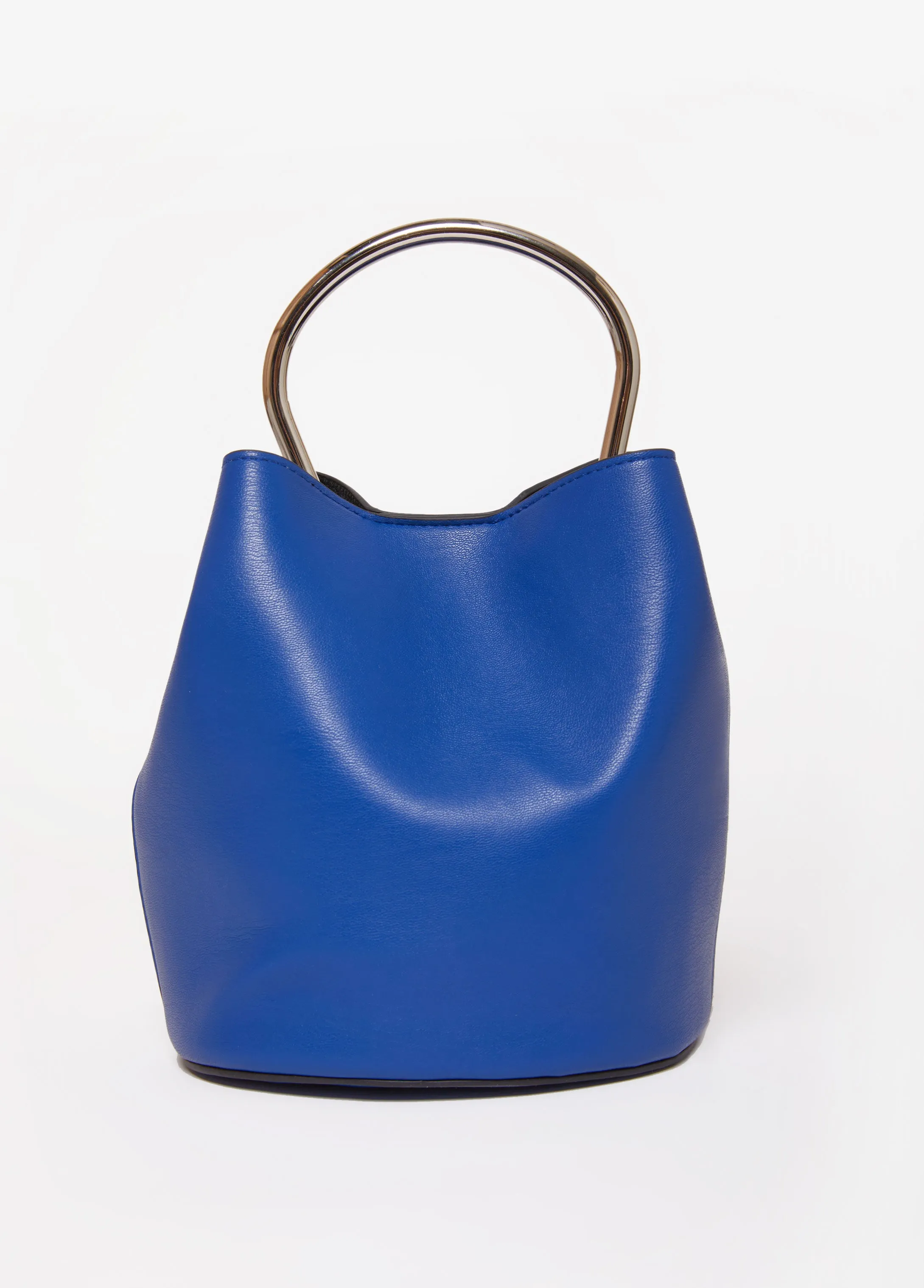 Top Handle Faux Leather Bucket Bag sold by Ashley Stewart product image thumbnail 2