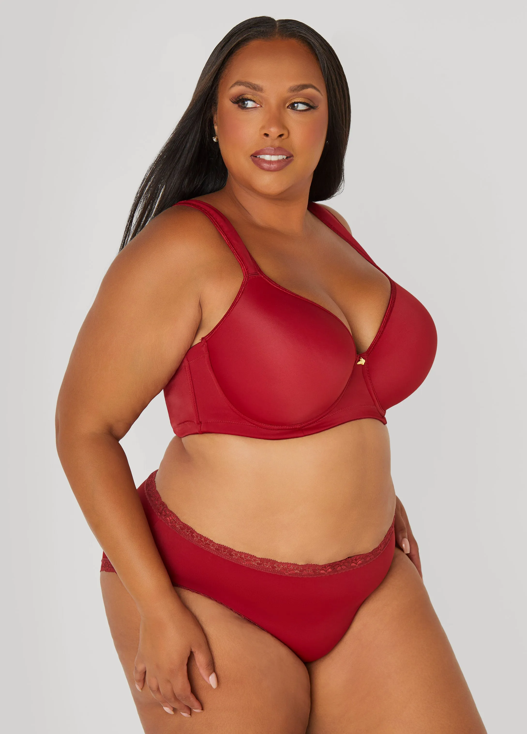Plunge Butterfly Bra sold by Ashley Stewart product image thumbnail 3