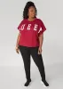Queen Graphic Boxy Tee sold by Ashley Stewart