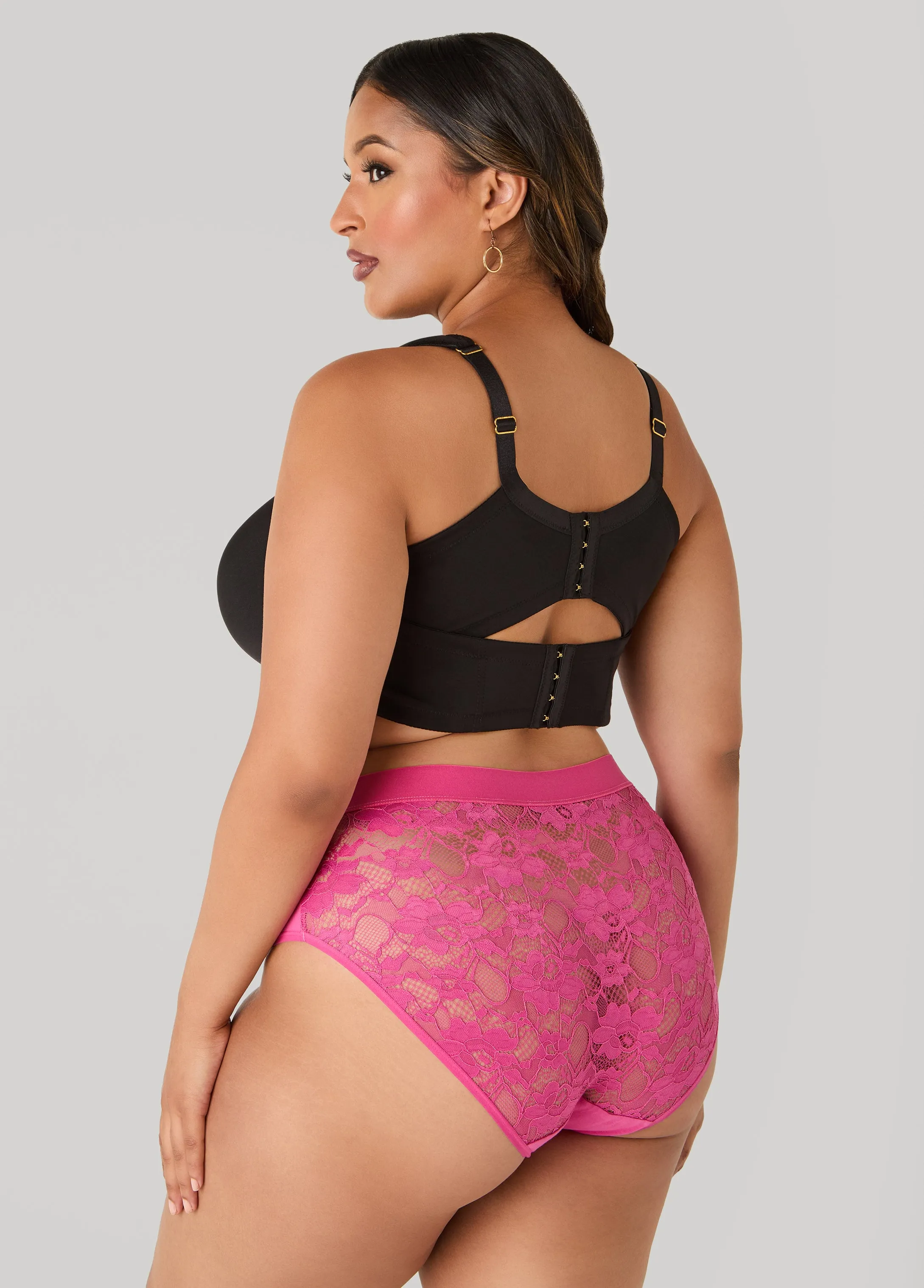 Lace Paneled Hipster Panty sold by Ashley Stewart product image thumbnail 2