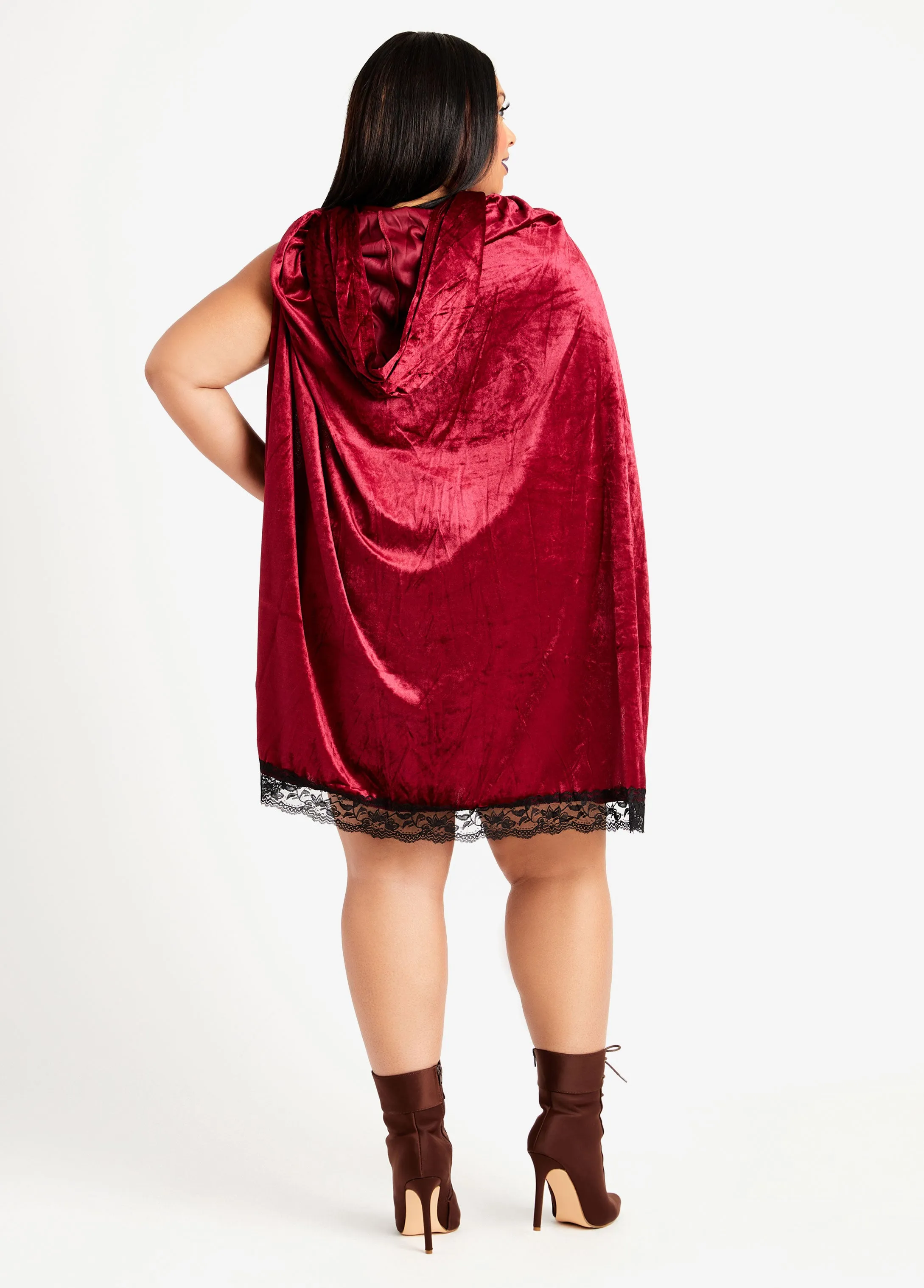 Red Riding Hood Halloween Costume sold by Ashley Stewart product image thumbnail 2