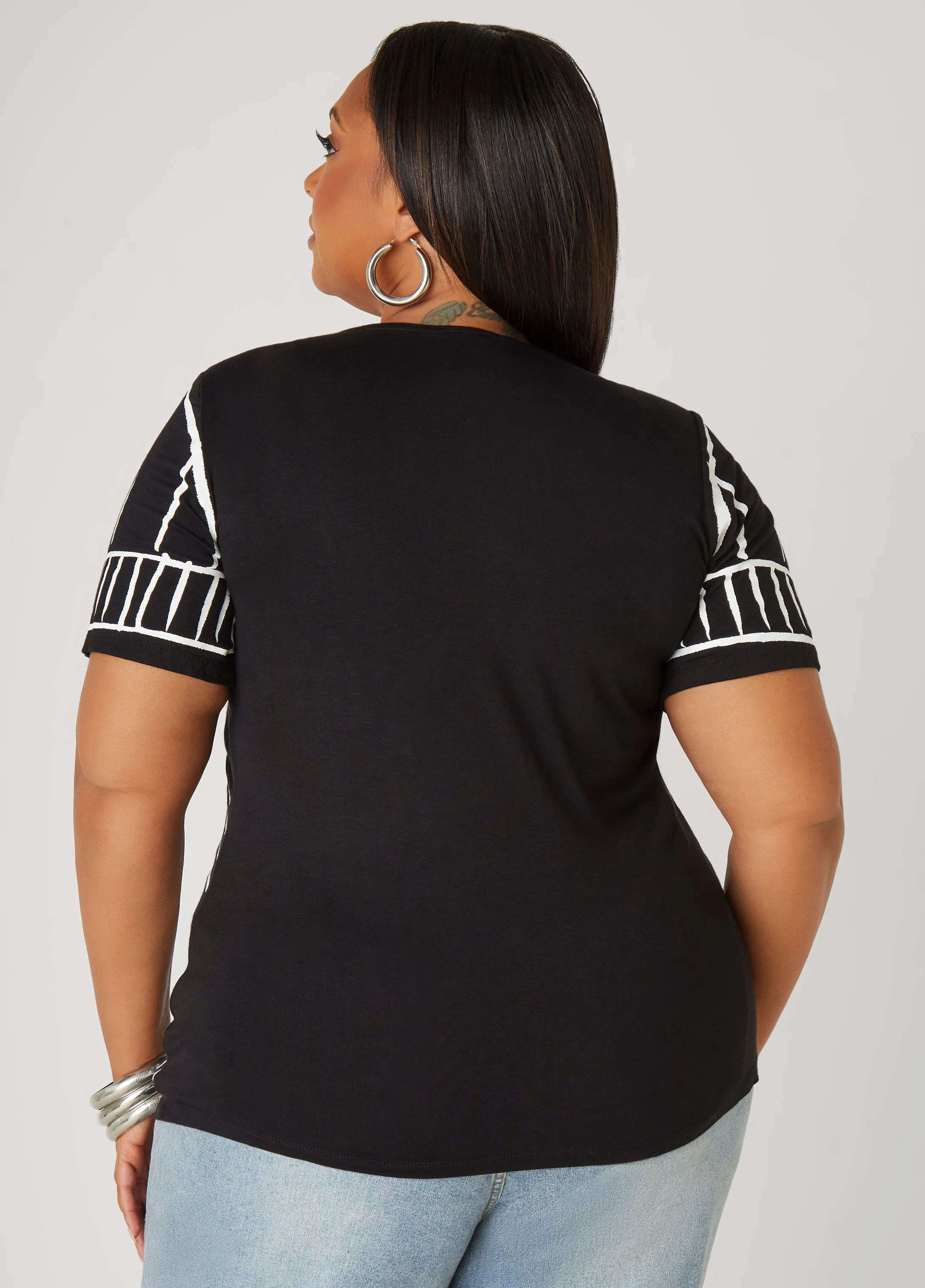 Fashion Graphic Tee sold by Ashley Stewart product image thumbnail 2