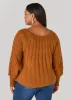 Cable Knit Sweater sold by Ashley Stewart
