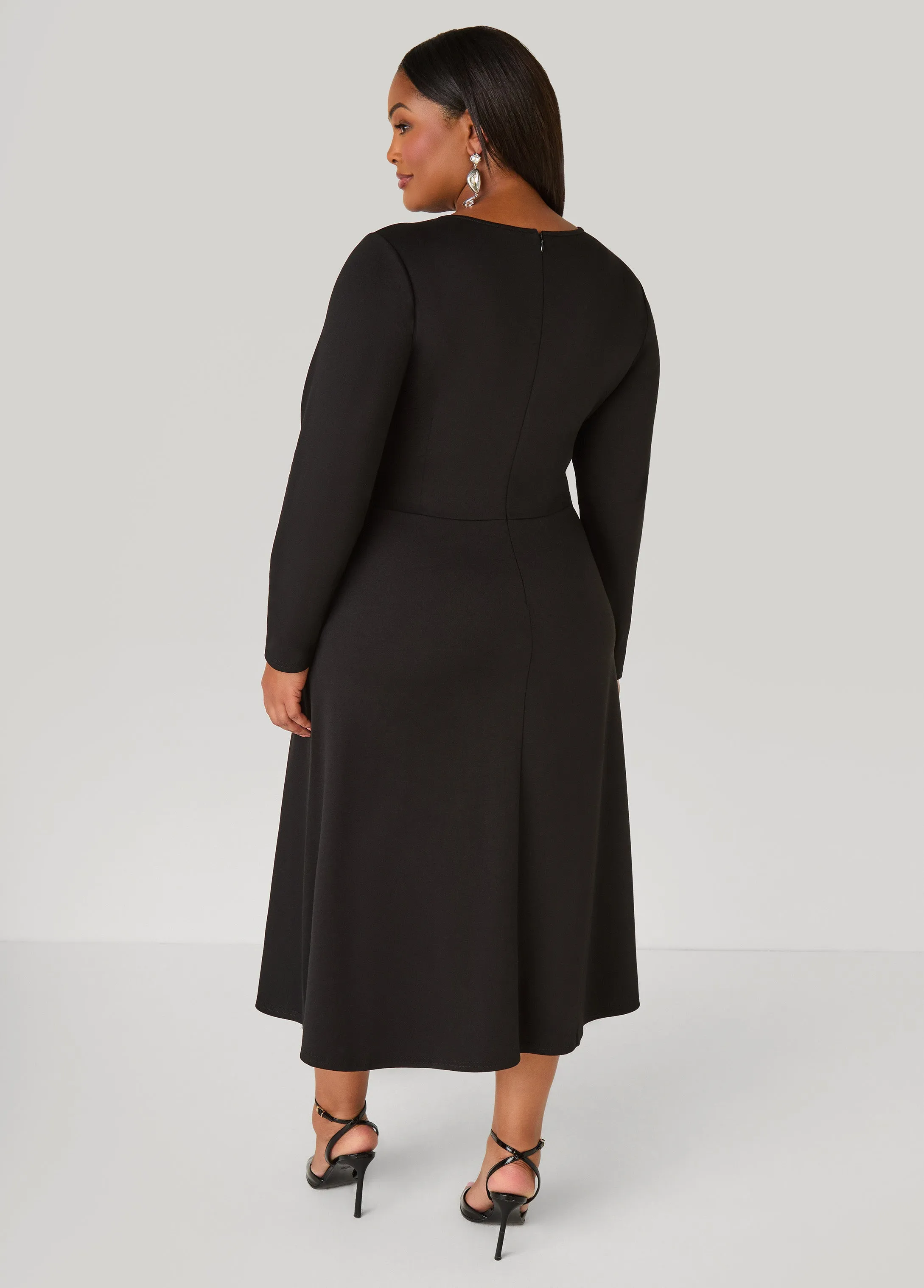 Knotted Midaxi A Line Dress sold by Ashley Stewart product image thumbnail 2