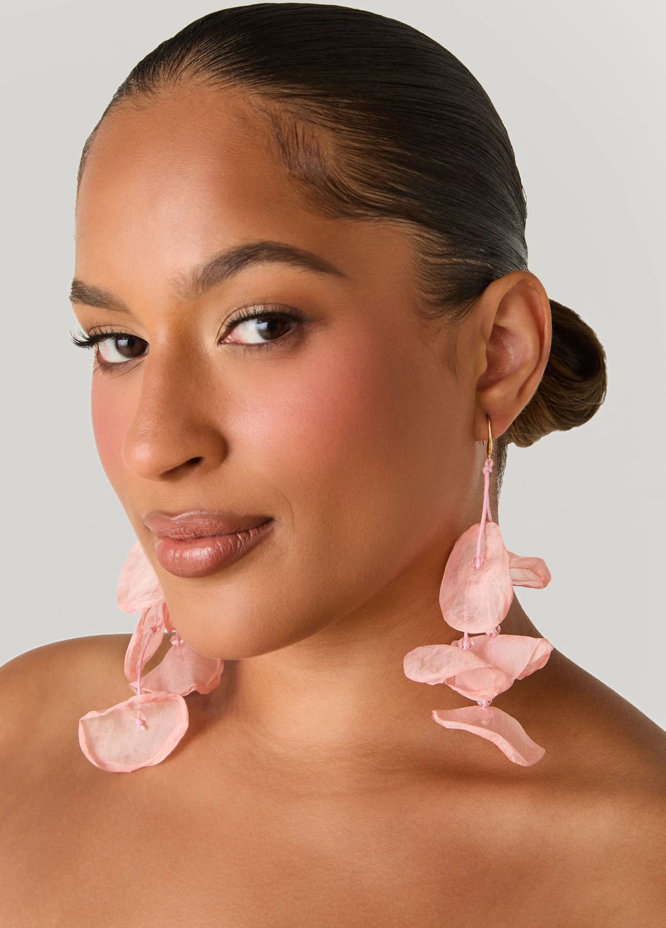 Oversized Petal Earrings sold by Ashley Stewart