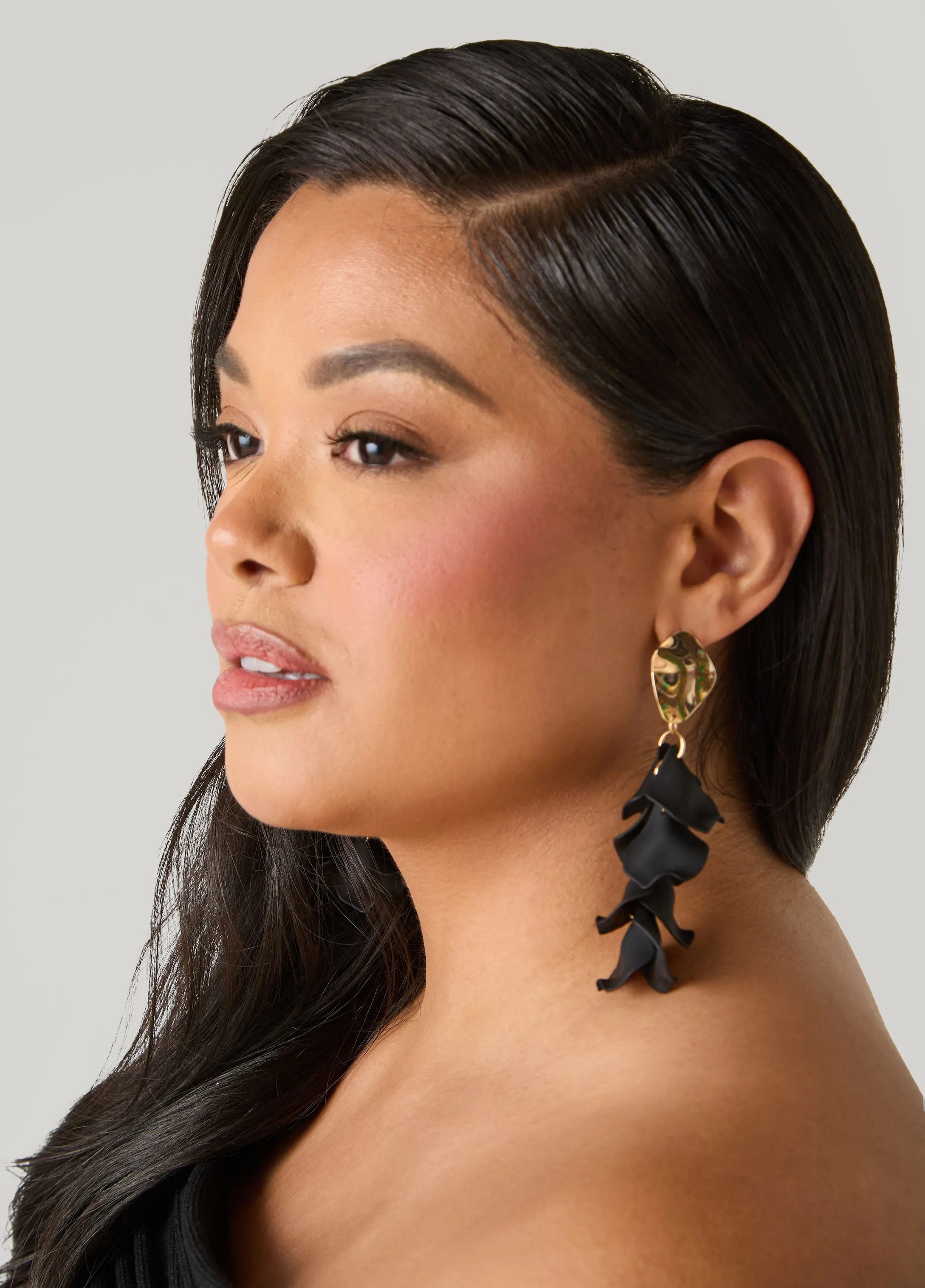 Matte Petal Earrings sold by Ashley Stewart