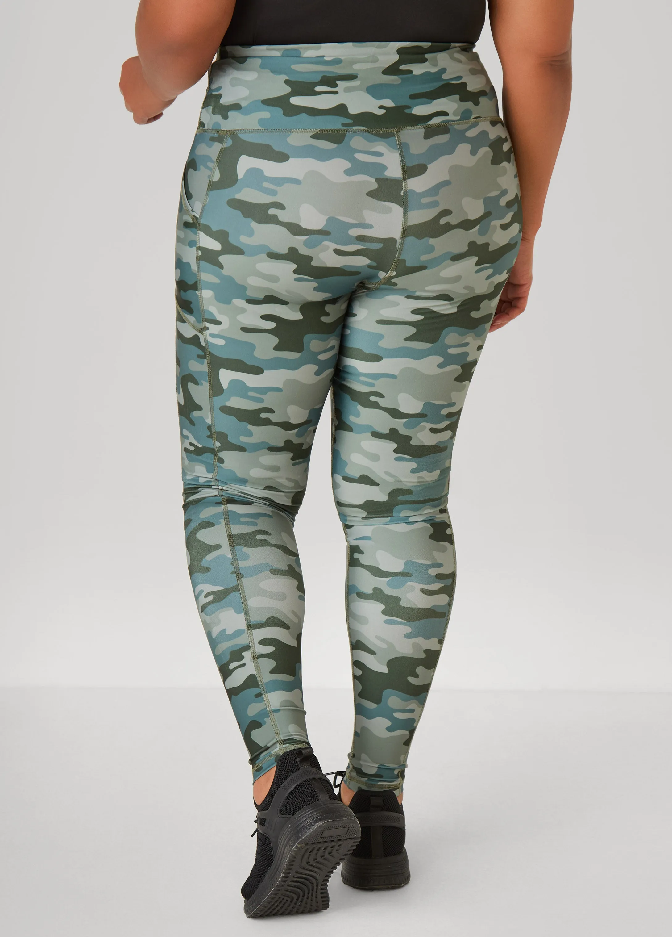 Camo Print Leggings sold by Ashley Stewart product image thumbnail 4