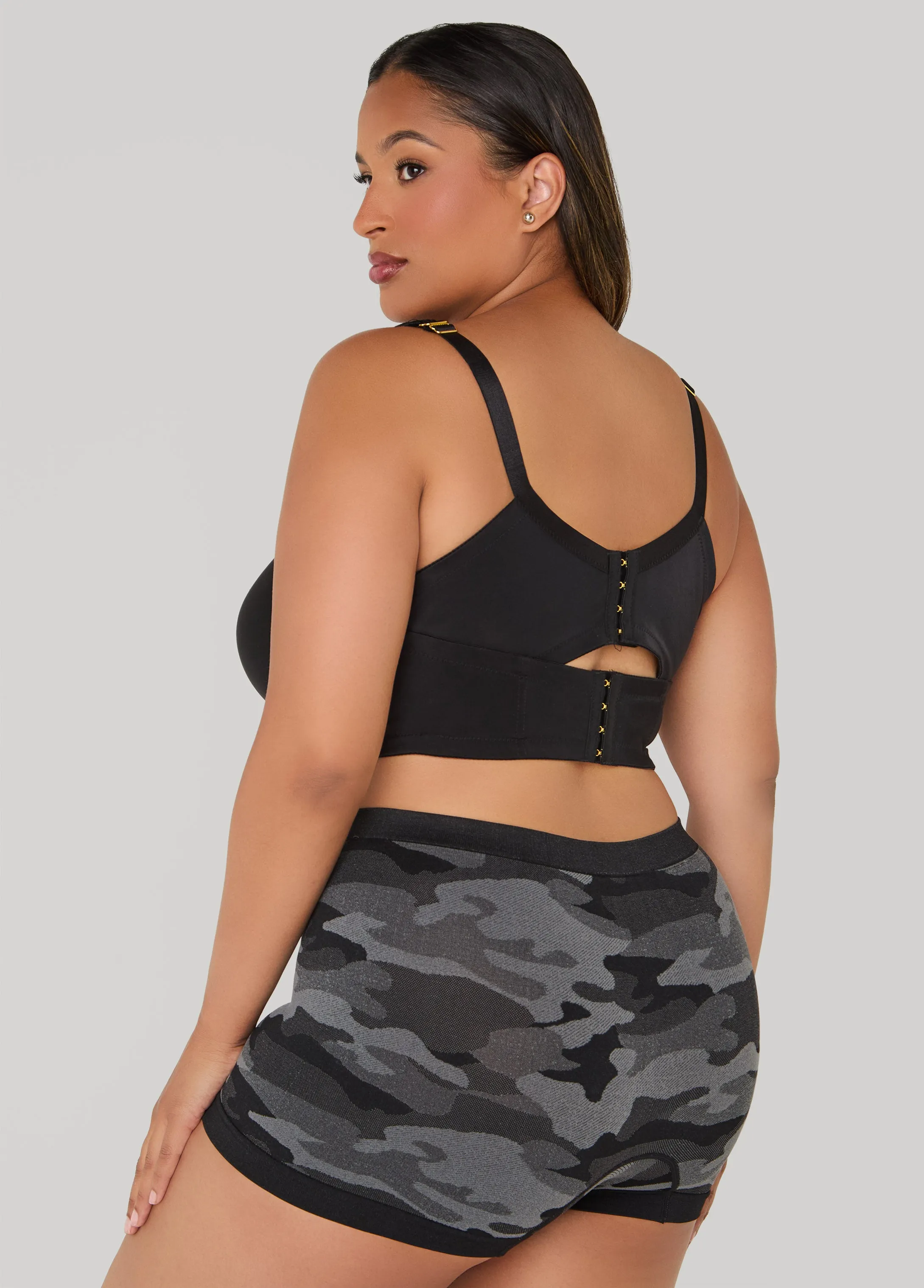 Seamless Camo Boyshorts sold by Ashley Stewart product image thumbnail 2
