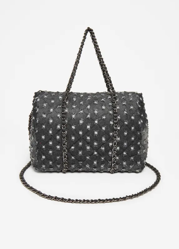 Distressed Denim Satchel sold by Ashley Stewart