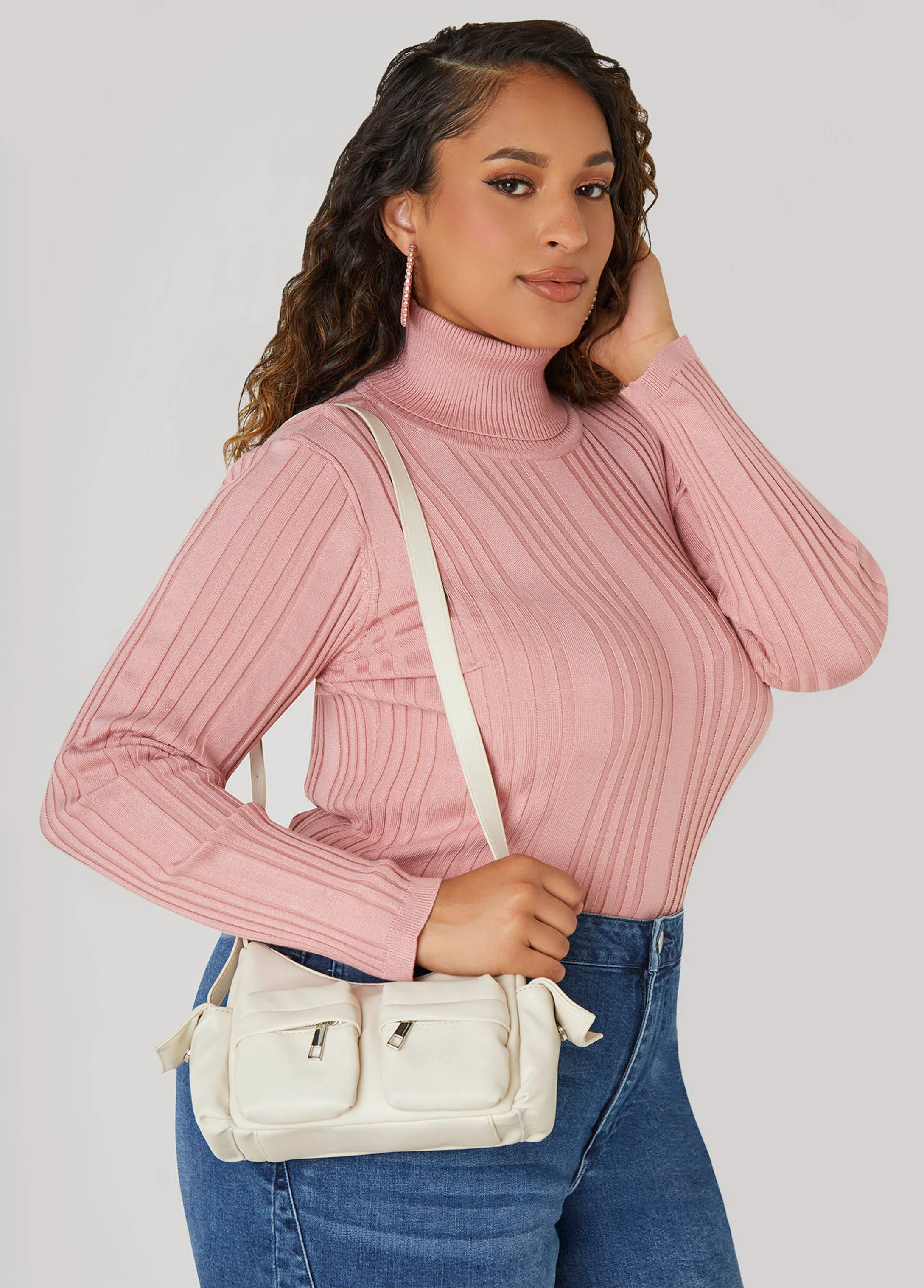 Faux Leather Cargo Bag sold by Ashley Stewart product image thumbnail 3