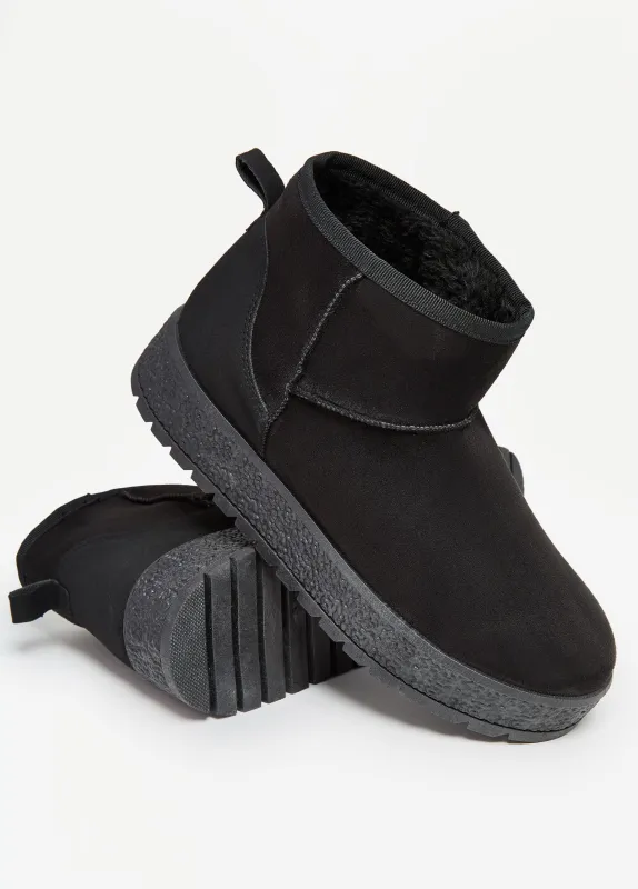 Faux Suede Ankle Boots sold by Ashley Stewart