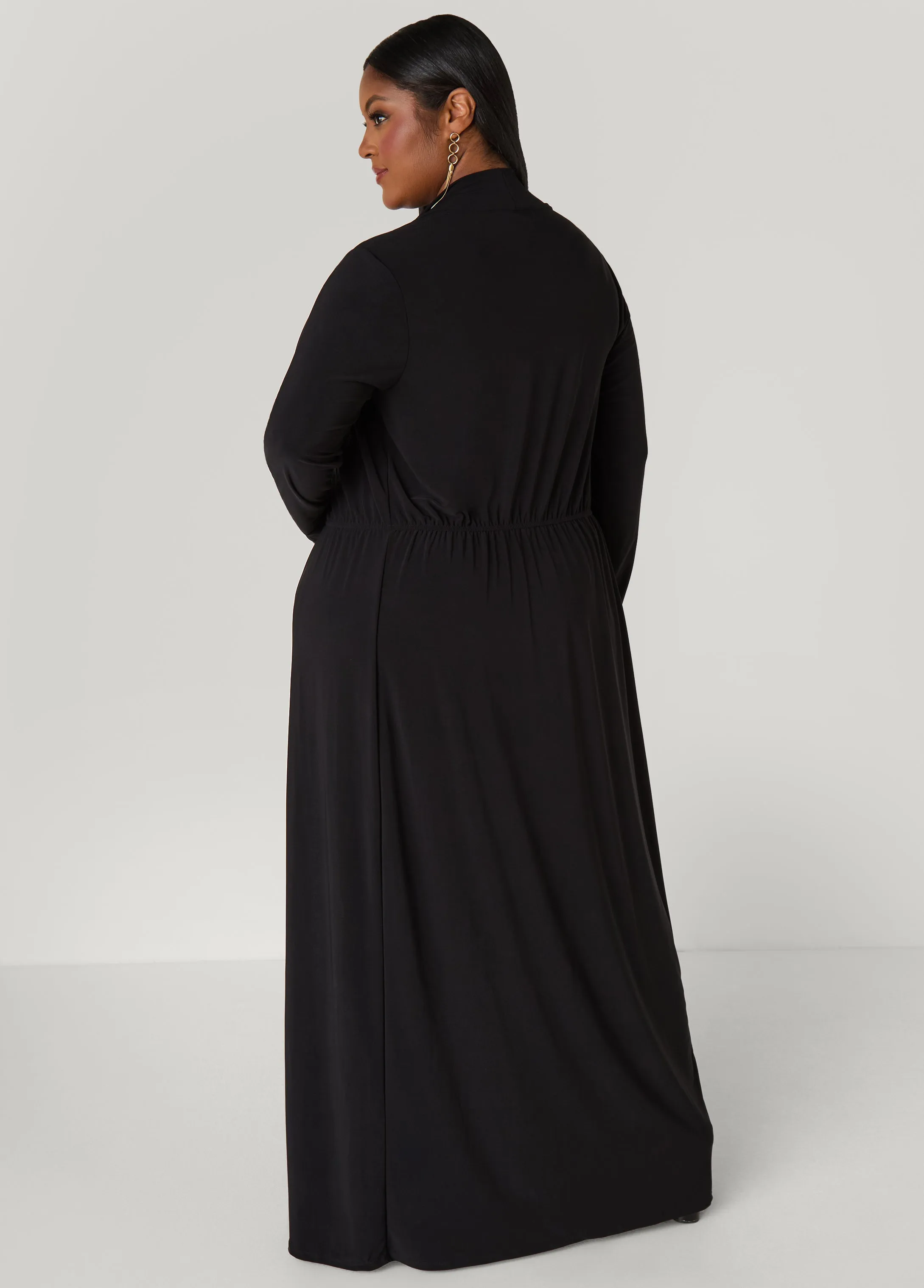 Open Front Knit Duster sold by Ashley Stewart product image thumbnail 2