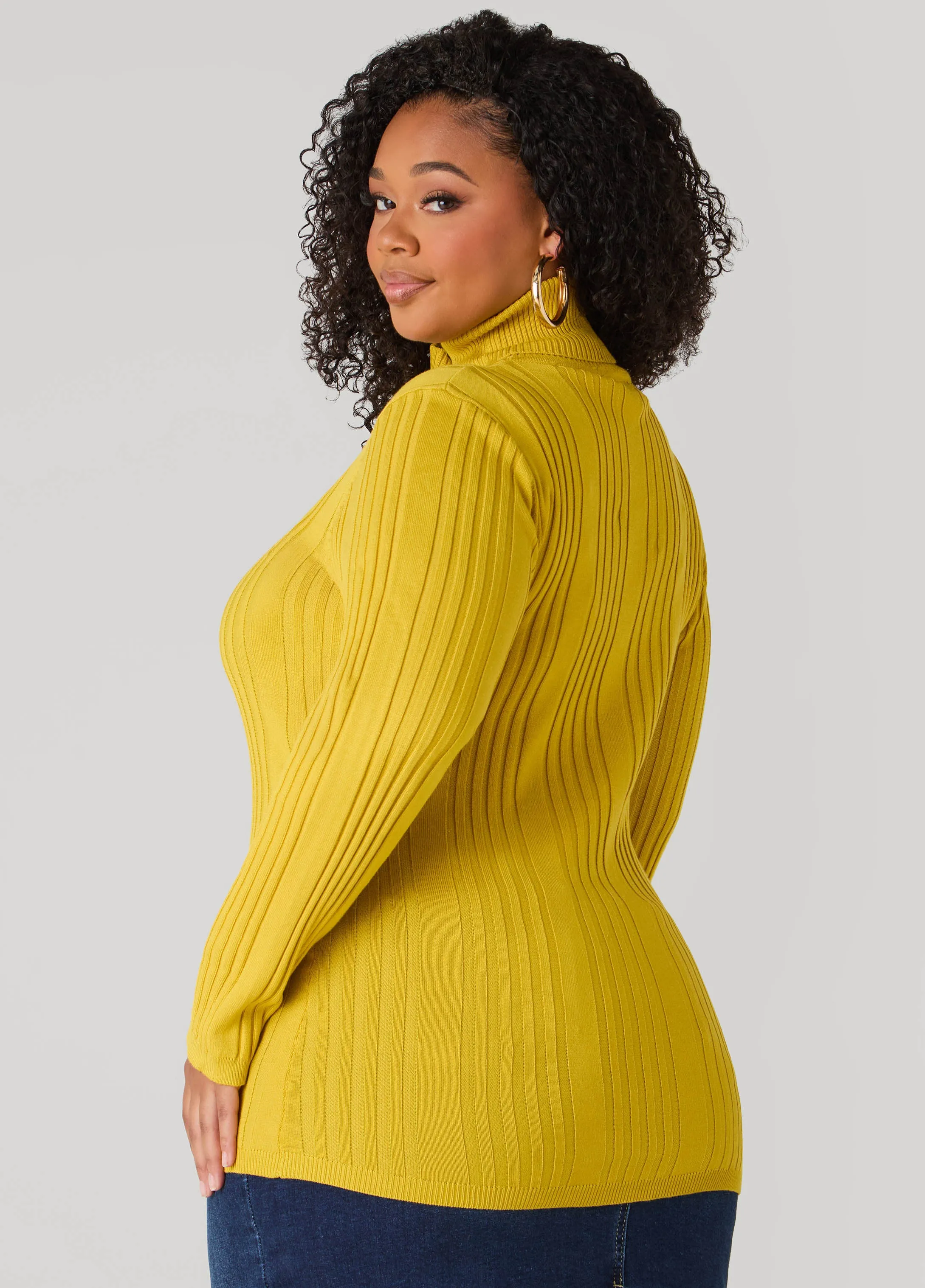 Pullover Turtleneck Sweater sold by Ashley Stewart product image thumbnail 2