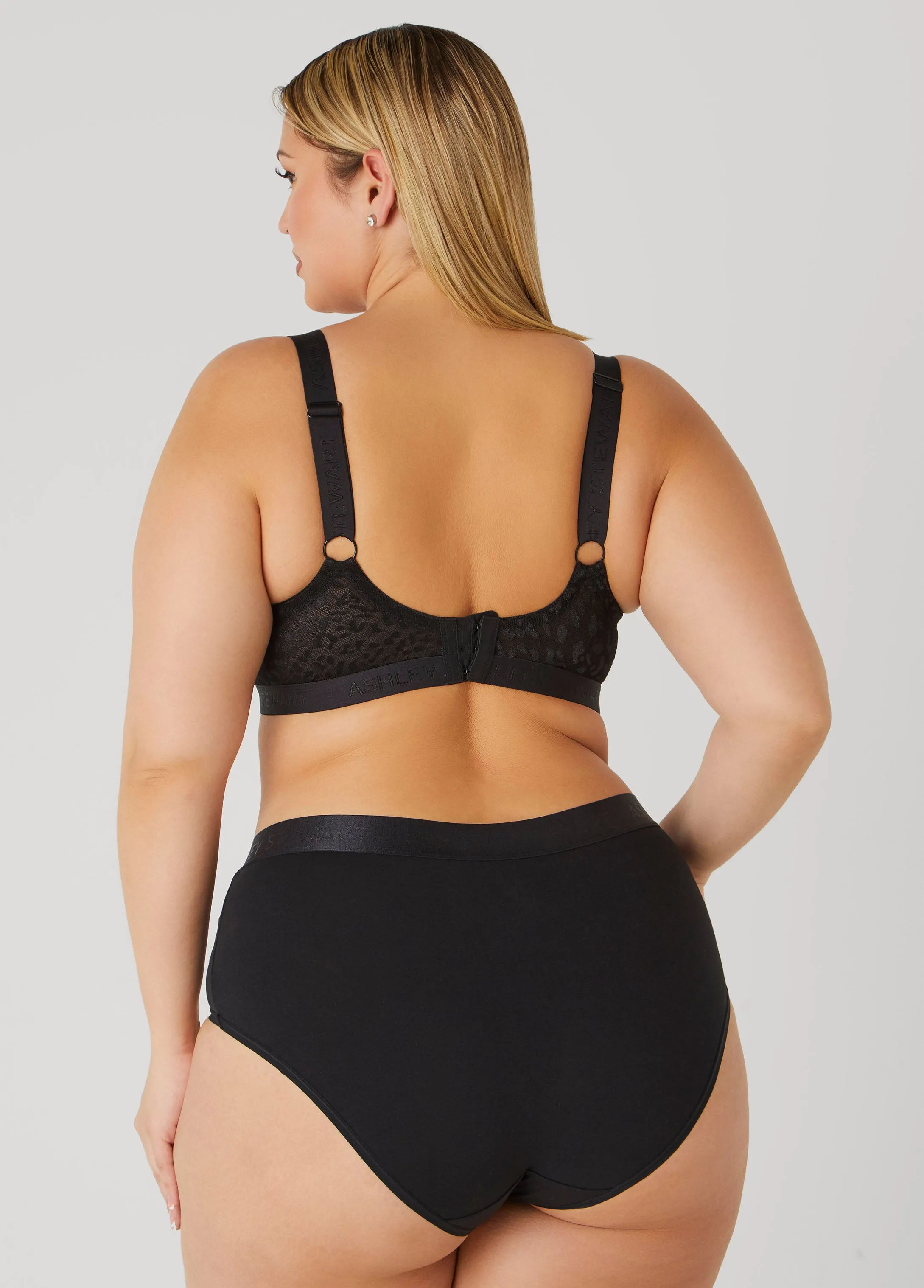 Leopard Wireless Bra sold by Ashley Stewart product image thumbnail 4
