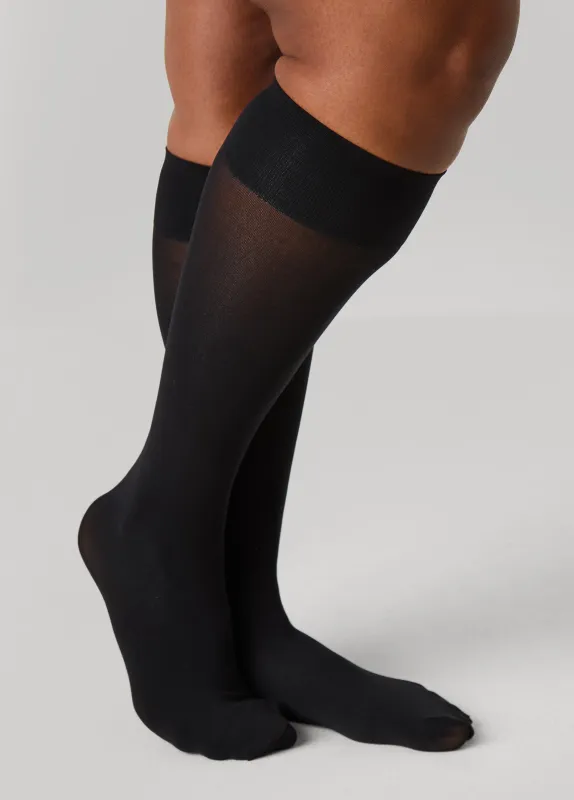 Set Of 3 Opaque Trouser Socks sold by Ashley Stewart