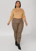 Plaid Mid Rise Leggings sold by Ashley Stewart