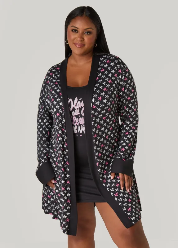 Love To Sleep Play All Day Chemise Set sold by Ashley Stewart