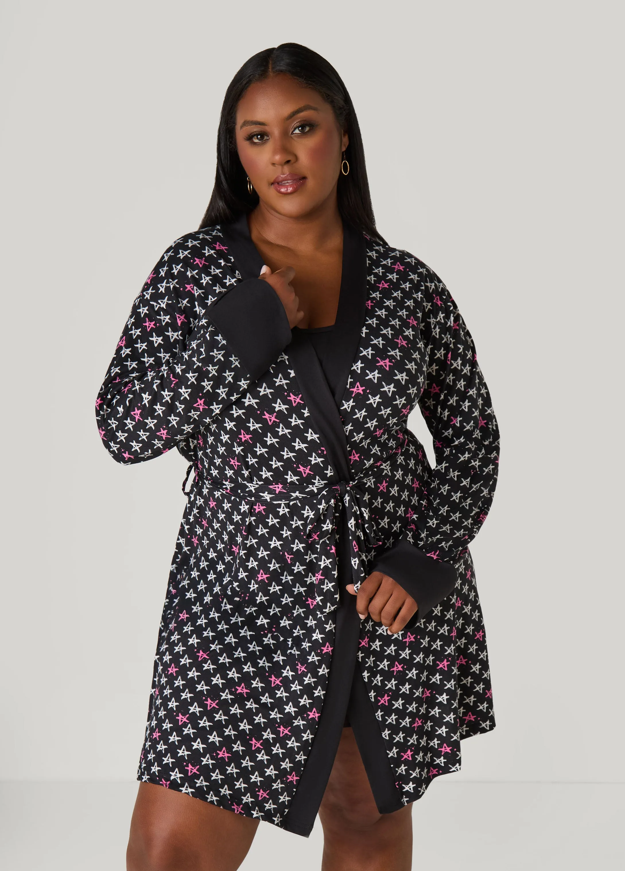 Love To Sleep Play All Day Chemise Set sold by Ashley Stewart product image thumbnail 3