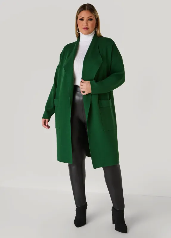 Shawl Collar Cardigan sold by Ashley Stewart