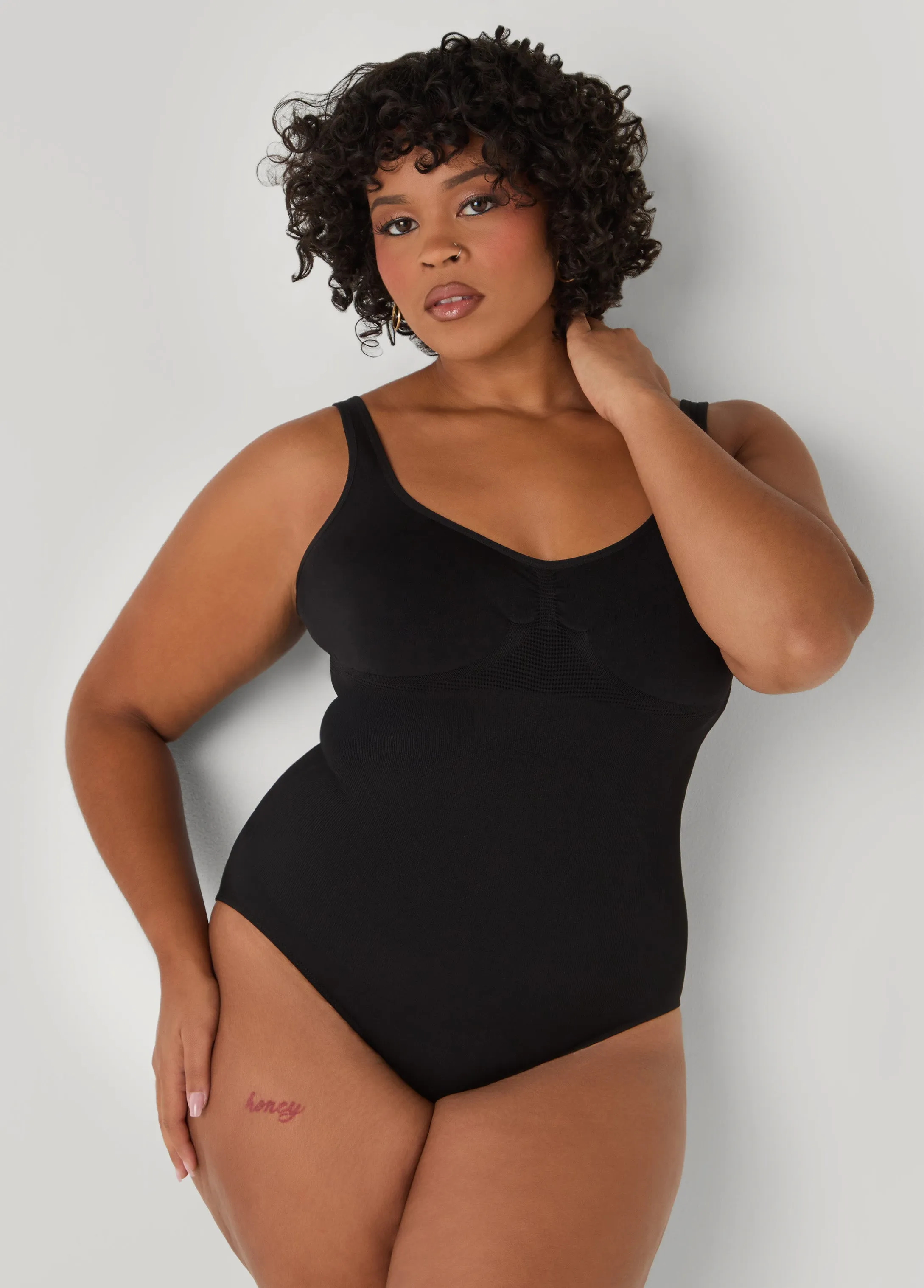 Seamless Medium Control Bodysuit sold by Ashley Stewart