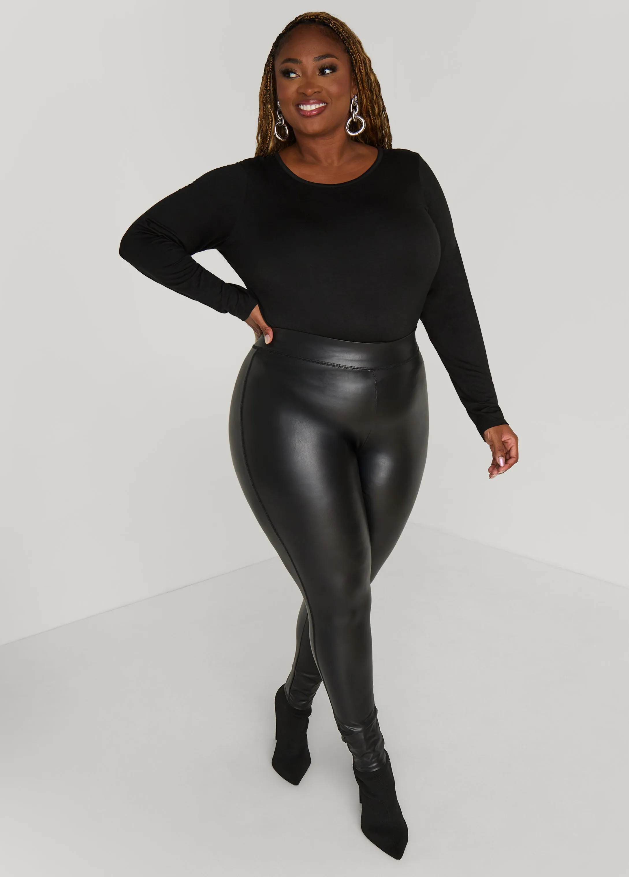 Long Sleeved Jersey Tee sold by Ashley Stewart product image thumbnail 3