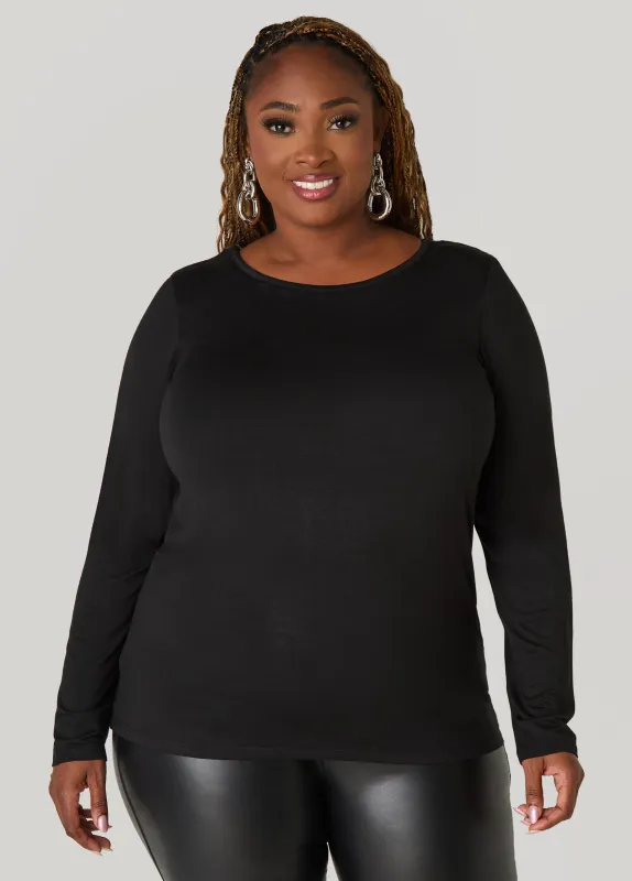 Long Sleeved Jersey Tee sold by Ashley Stewart