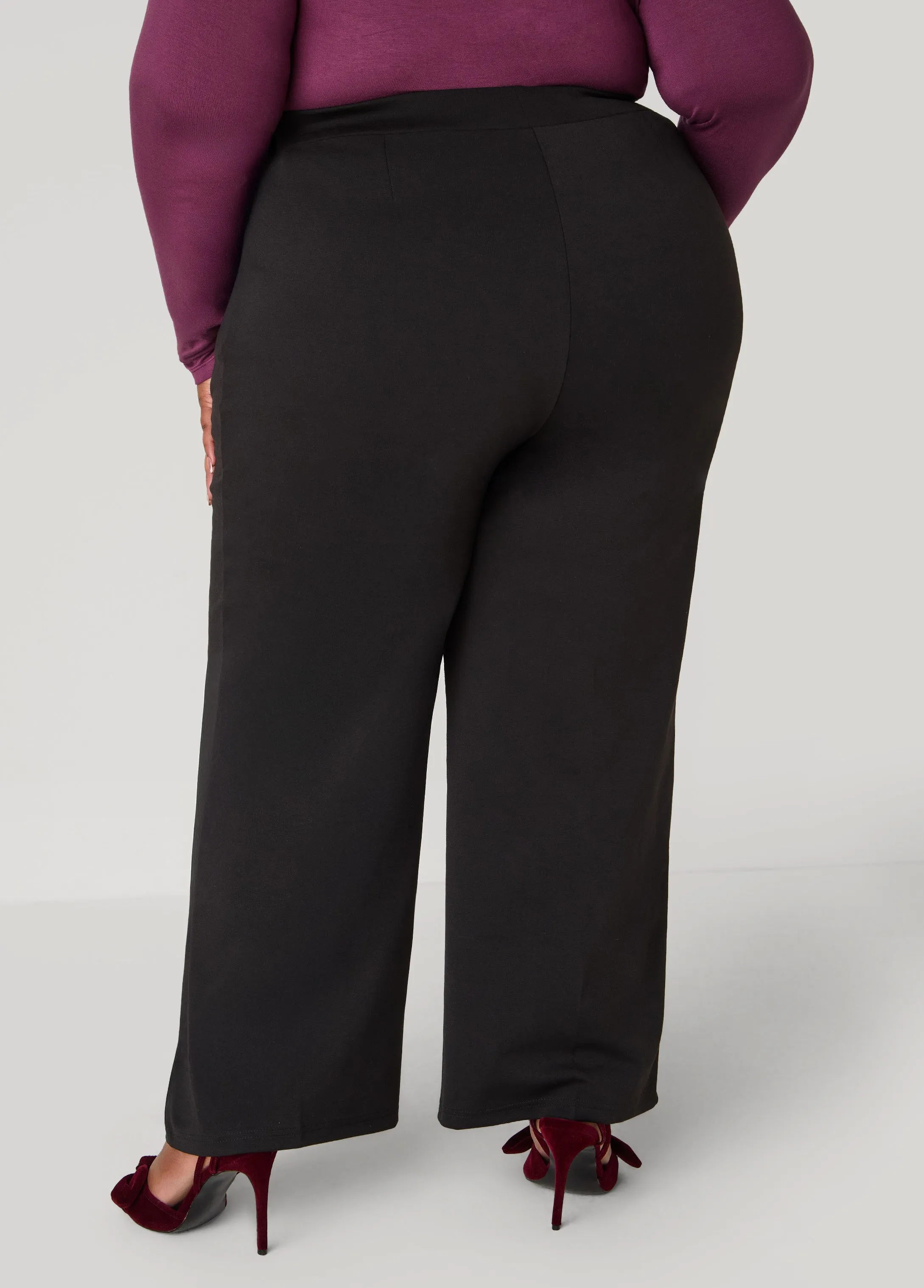 Pull On Ponte Pants sold by Ashley Stewart product image thumbnail 3