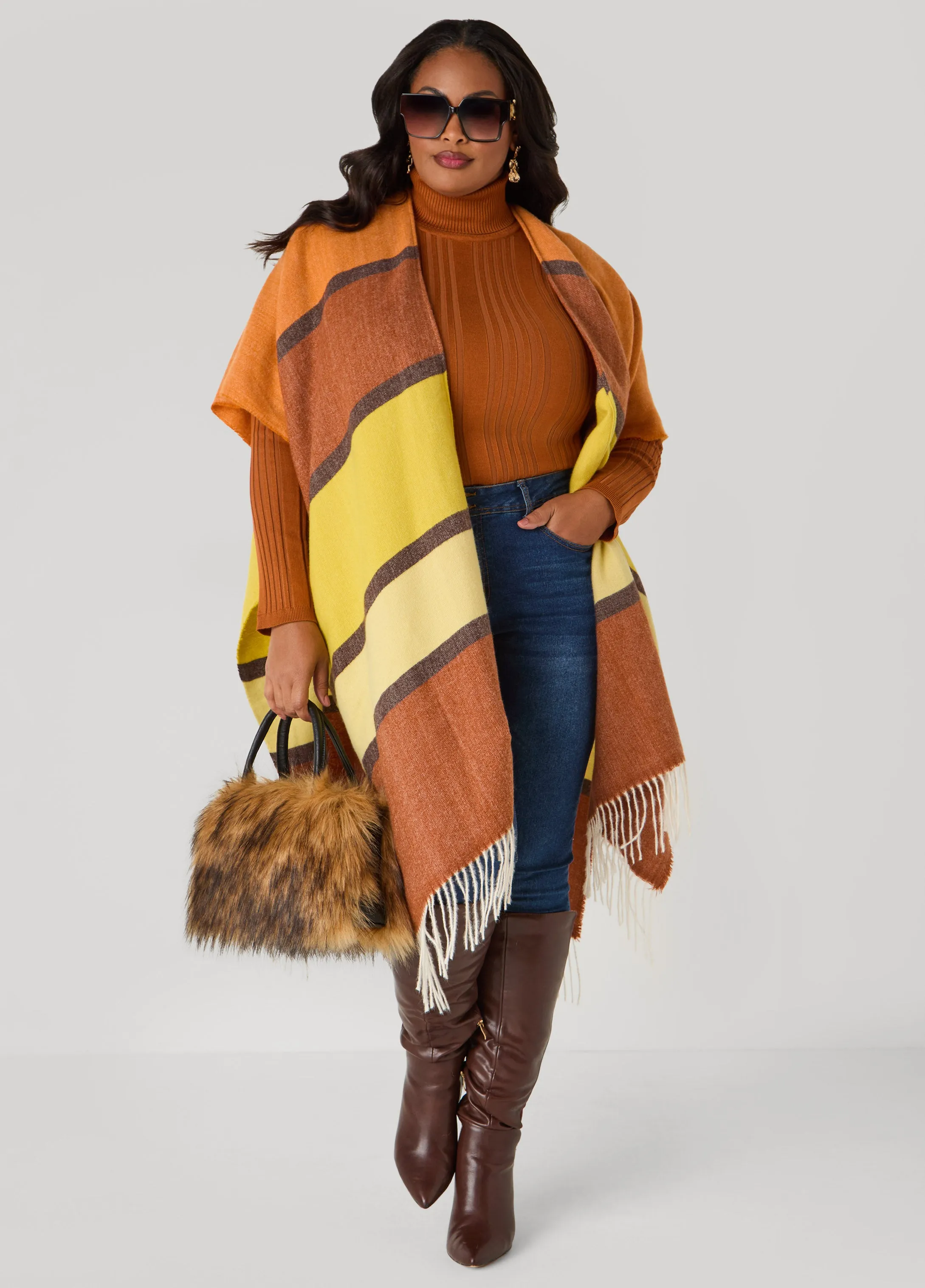 Ribbed Turtleneck Sweater sold by Ashley Stewart product image thumbnail 2