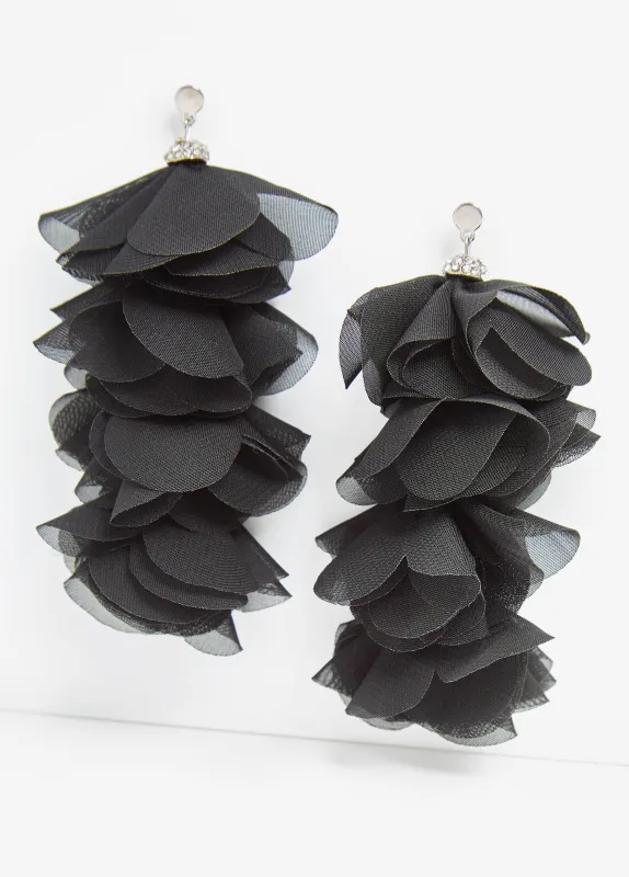 Chiffon And Crystal Earrings sold by Ashley Stewart