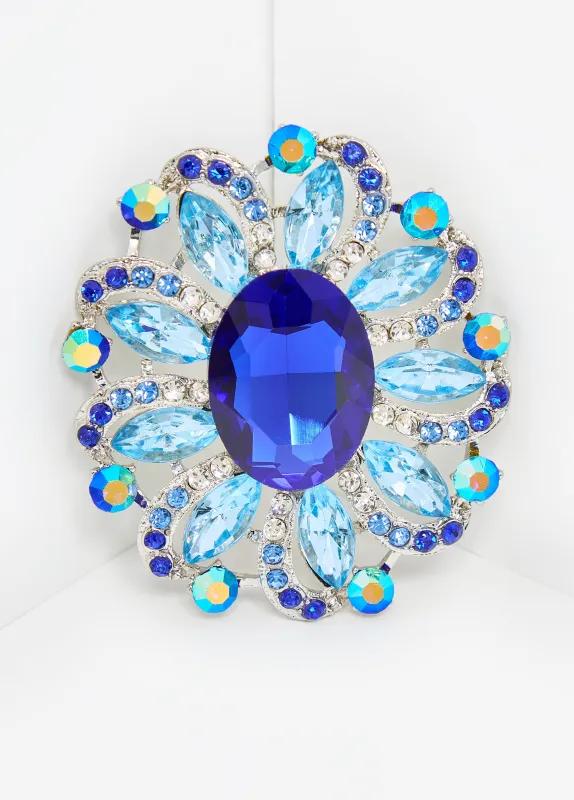 Crystal Flower Brooch sold by Ashley Stewart