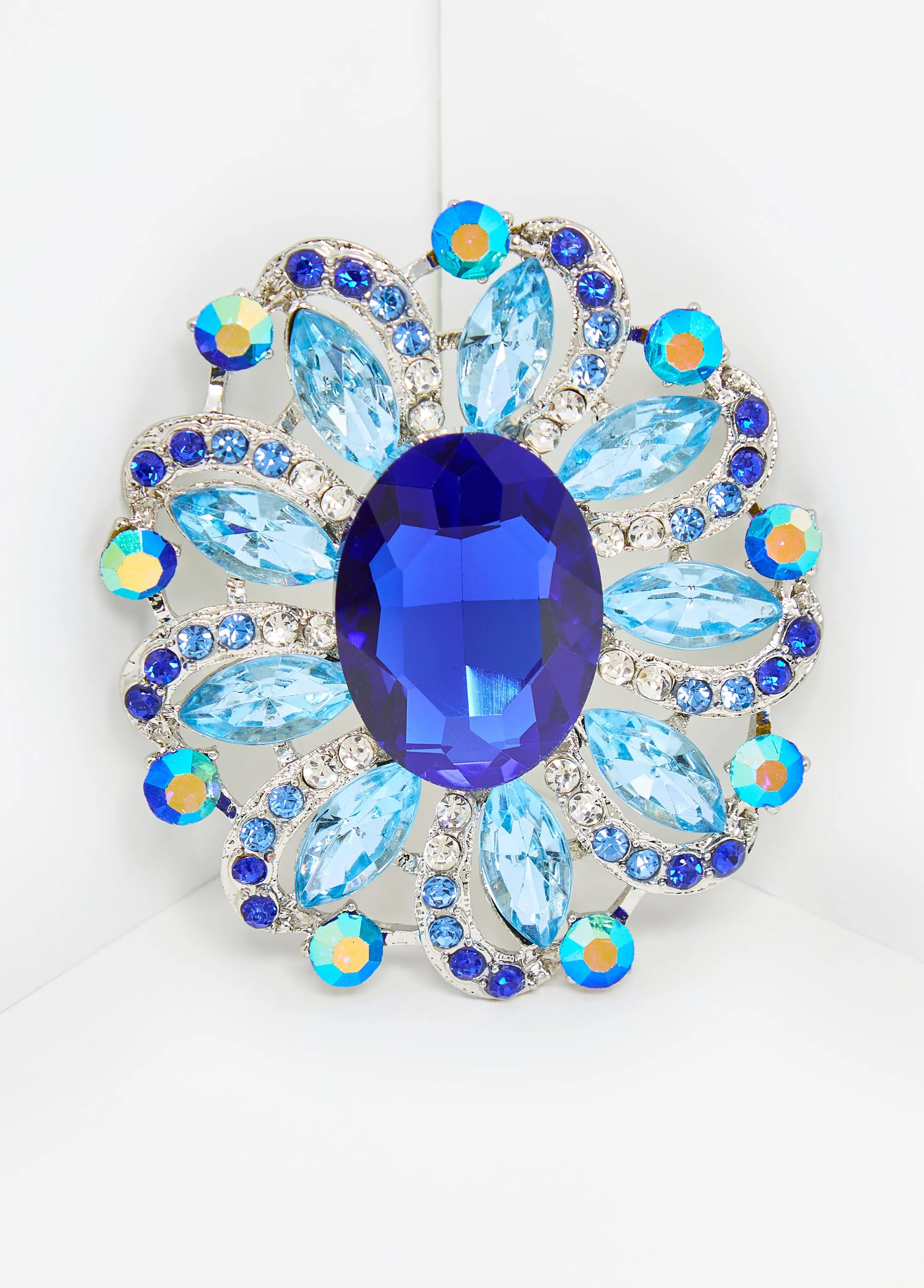 Crystal Flower Brooch sold by Ashley Stewart