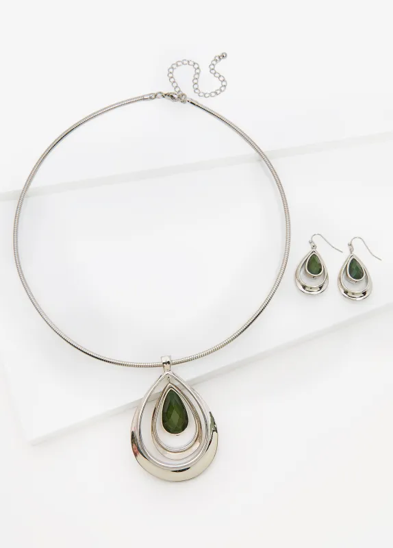 Teardrop Collar Set sold by Ashley Stewart