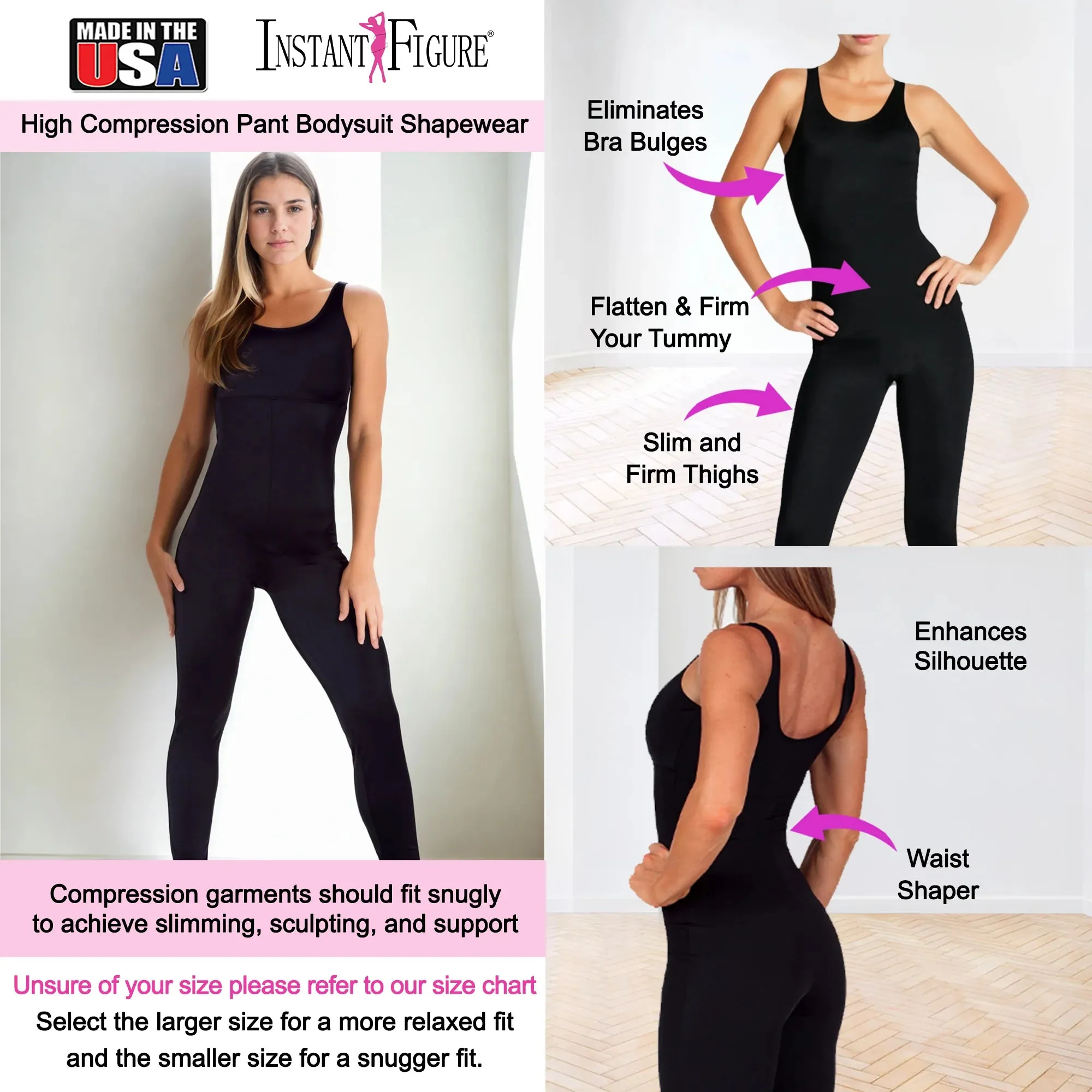 InstantFigure Shapewear Jumpsuit sold by Ashley Stewart product image thumbnail 5