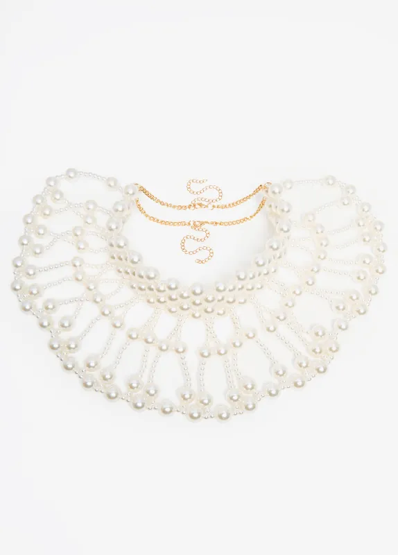Layered Faux Pearl Collar sold by Ashley Stewart