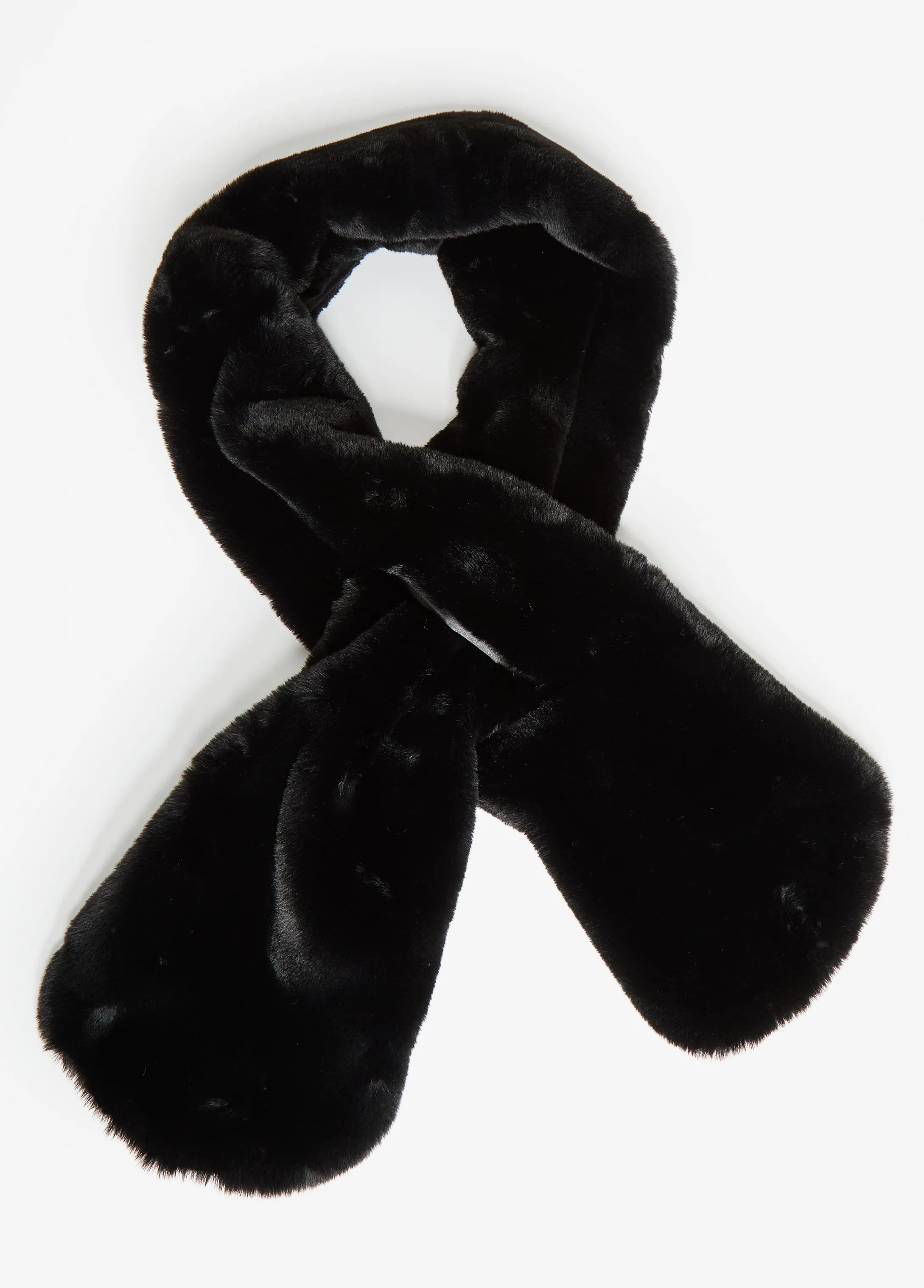 Faux Fur Longline Shawl sold by Ashley Stewart