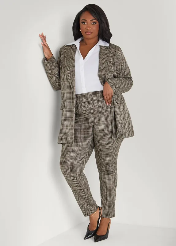 Plaid Pull On Leggings sold by Ashley Stewart