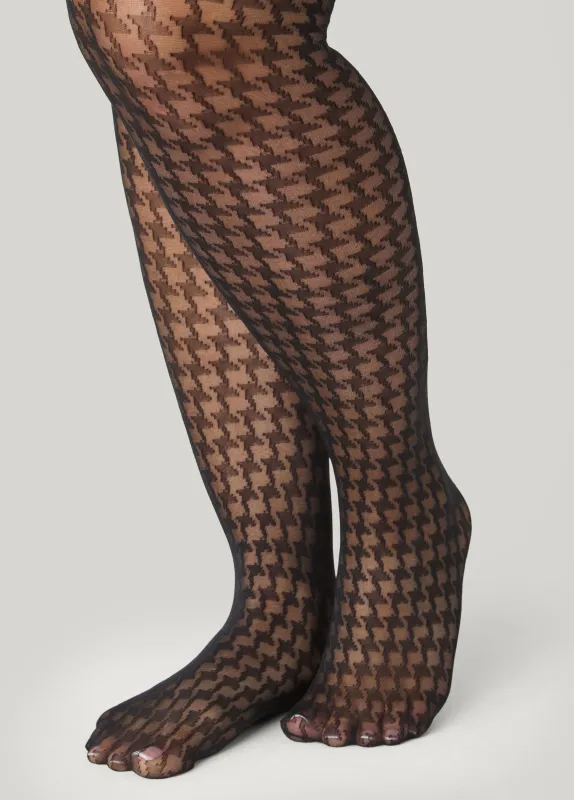 Herringbone Footed Tights sold by Ashley Stewart