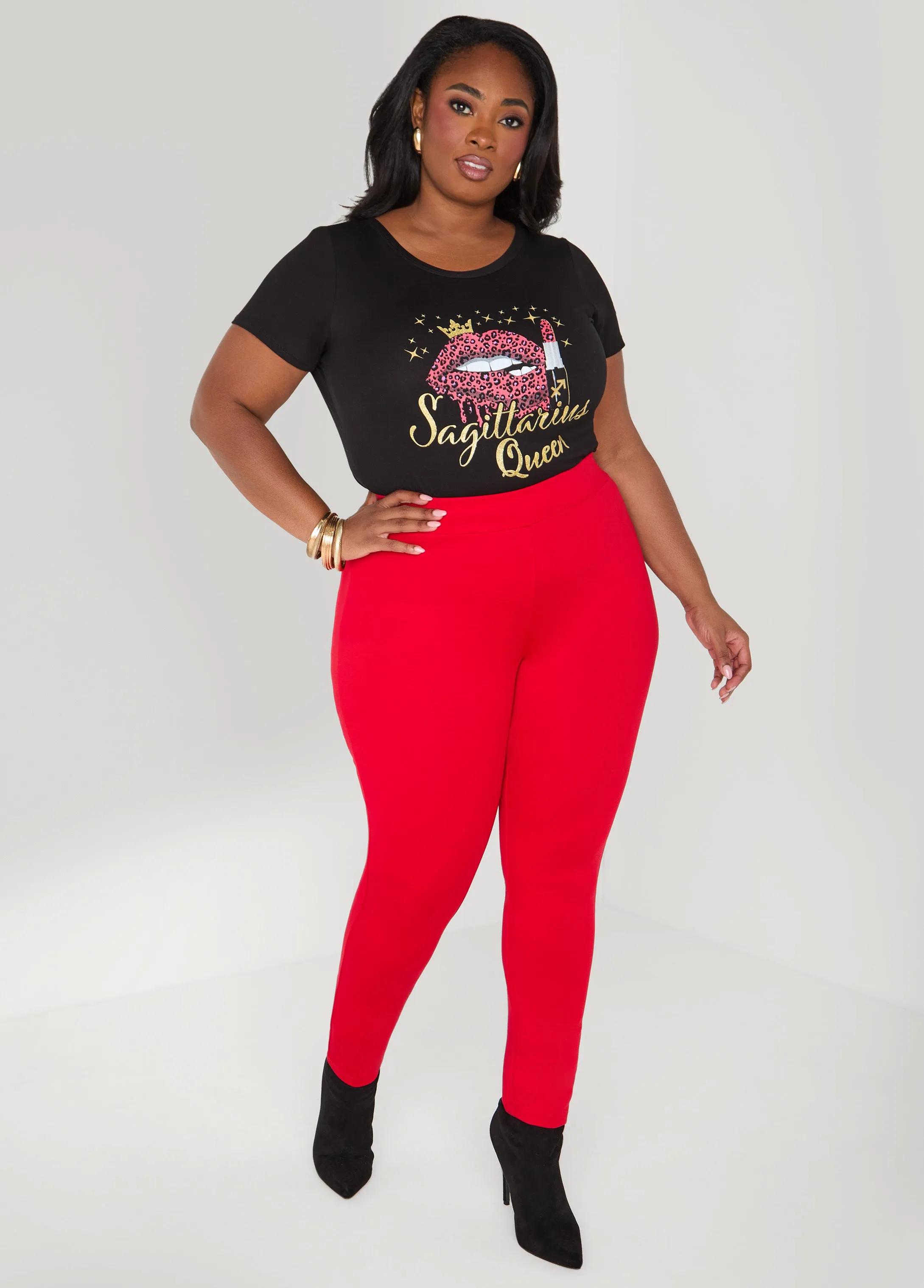 Sagittarius Queen Graphic Tee sold by Ashley Stewart product image thumbnail 4
