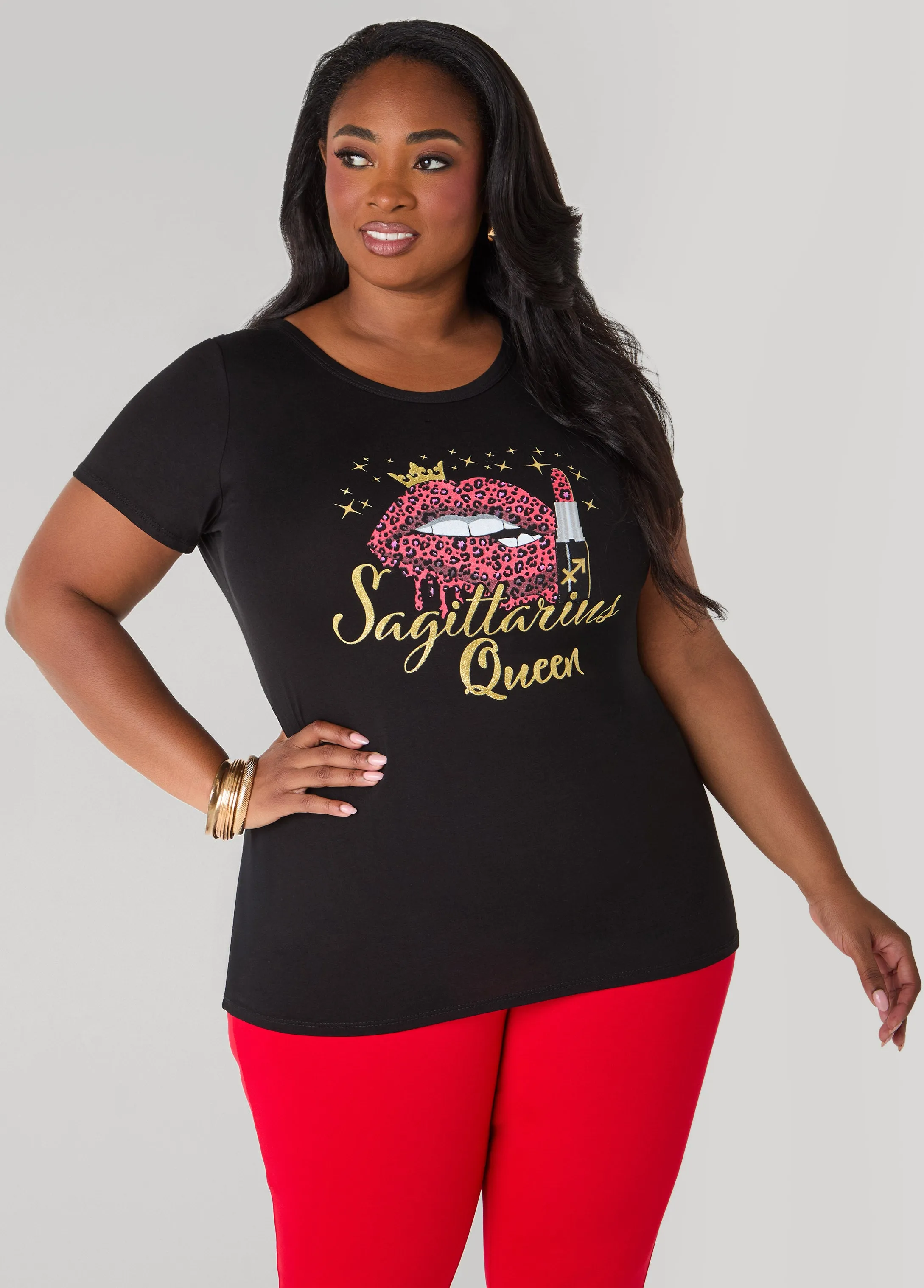 Sagittarius Queen Graphic Tee sold by Ashley Stewart