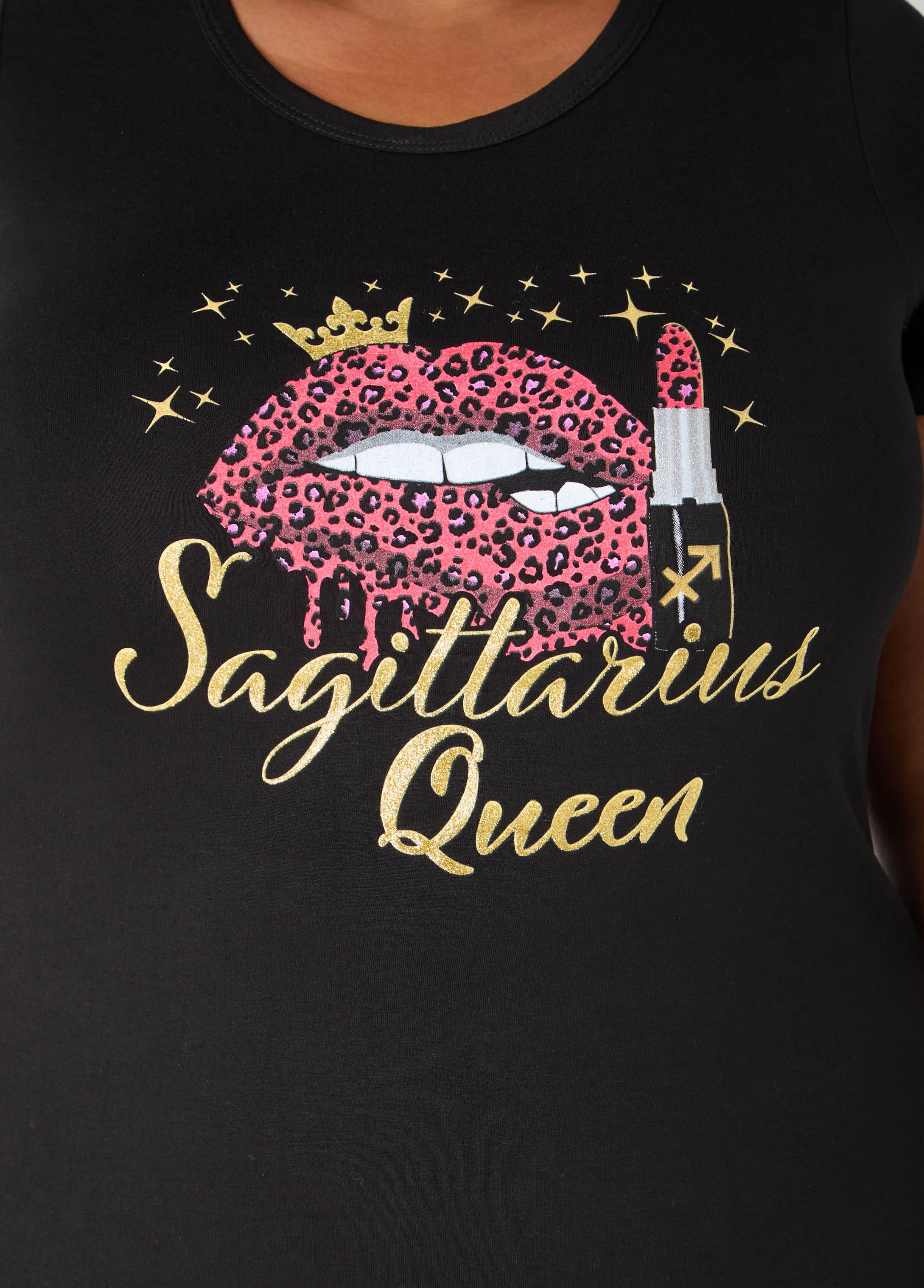 Sagittarius Queen Graphic Tee sold by Ashley Stewart product image thumbnail 2
