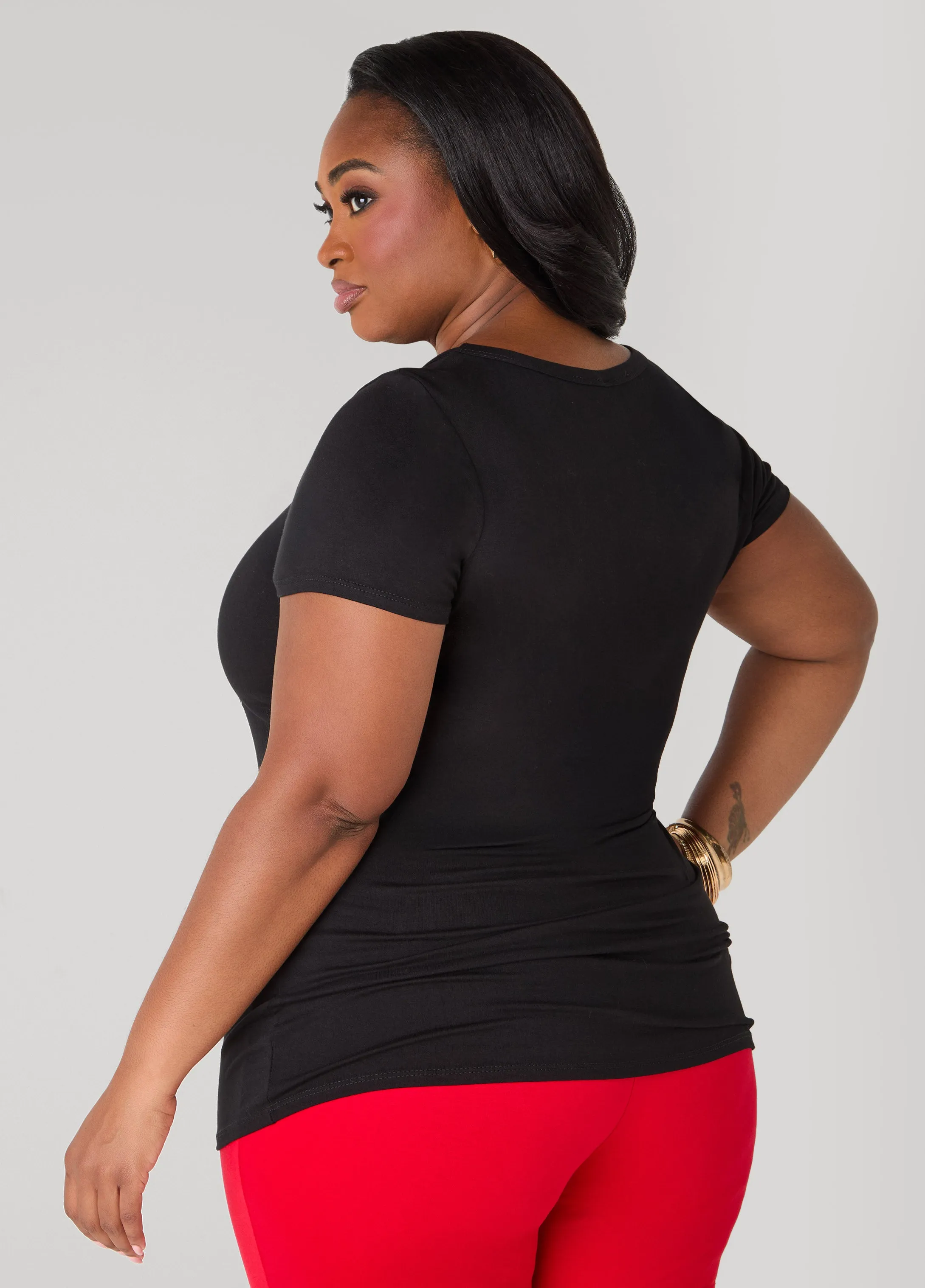 Sagittarius Queen Graphic Tee sold by Ashley Stewart product image thumbnail 5