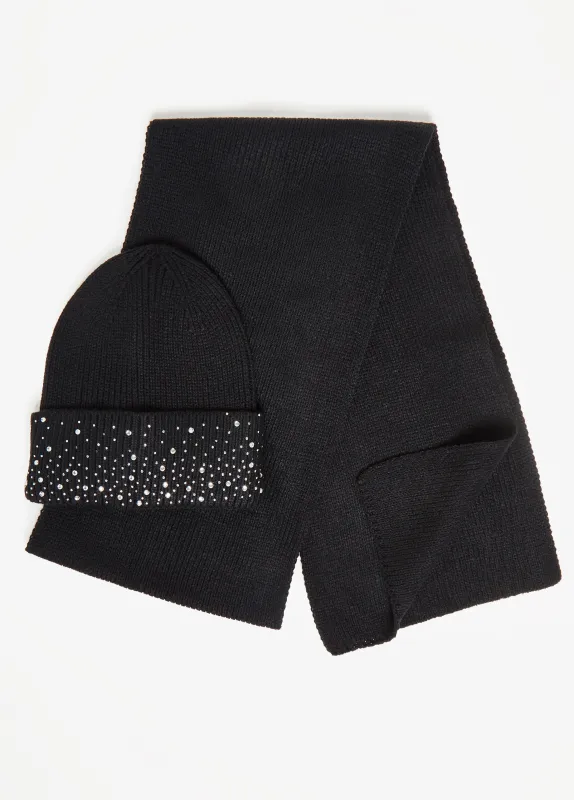 Crystal Hat And Scarf Gift Set sold by Ashley Stewart