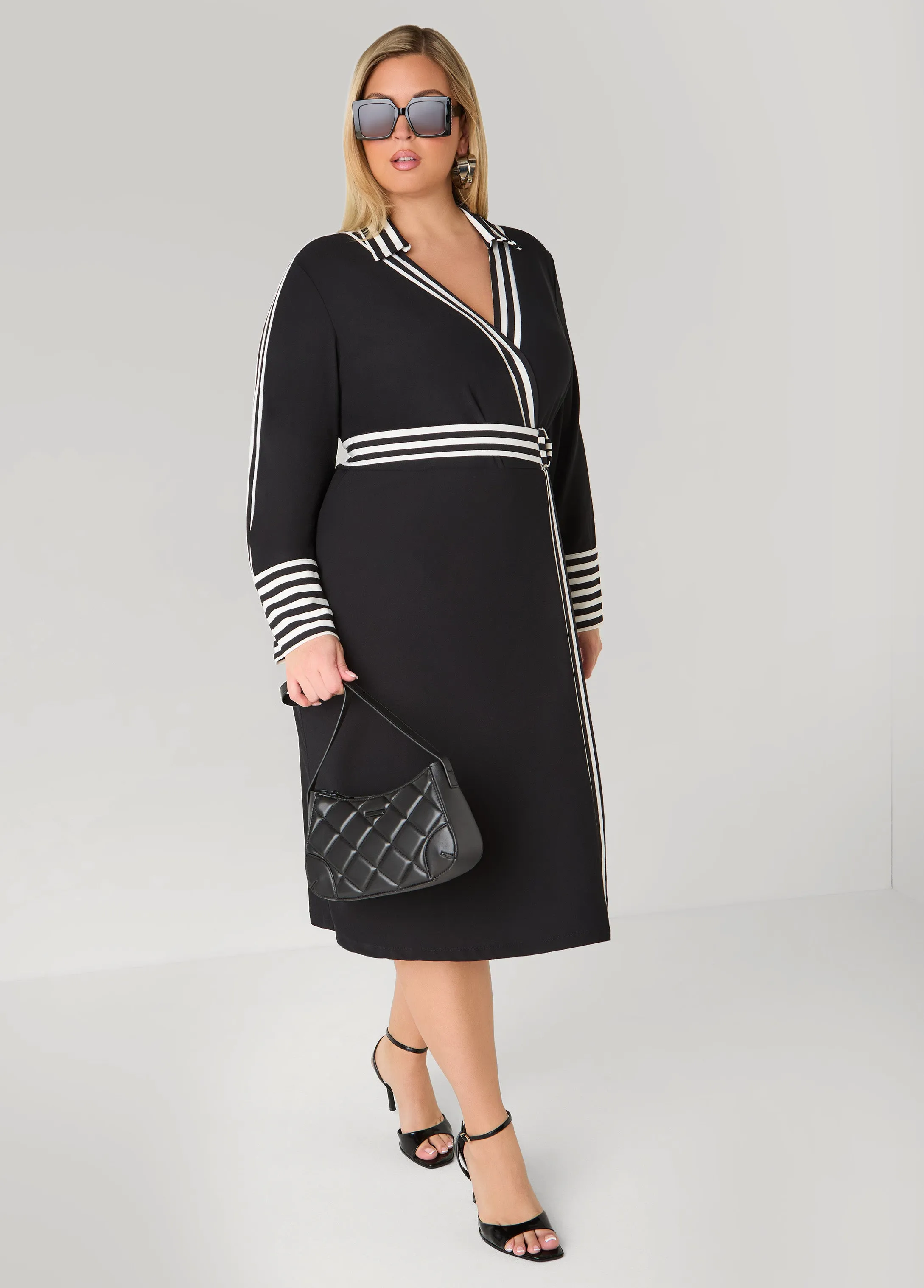 Quilted Faux Leather Crossbody sold by Ashley Stewart product image thumbnail 3