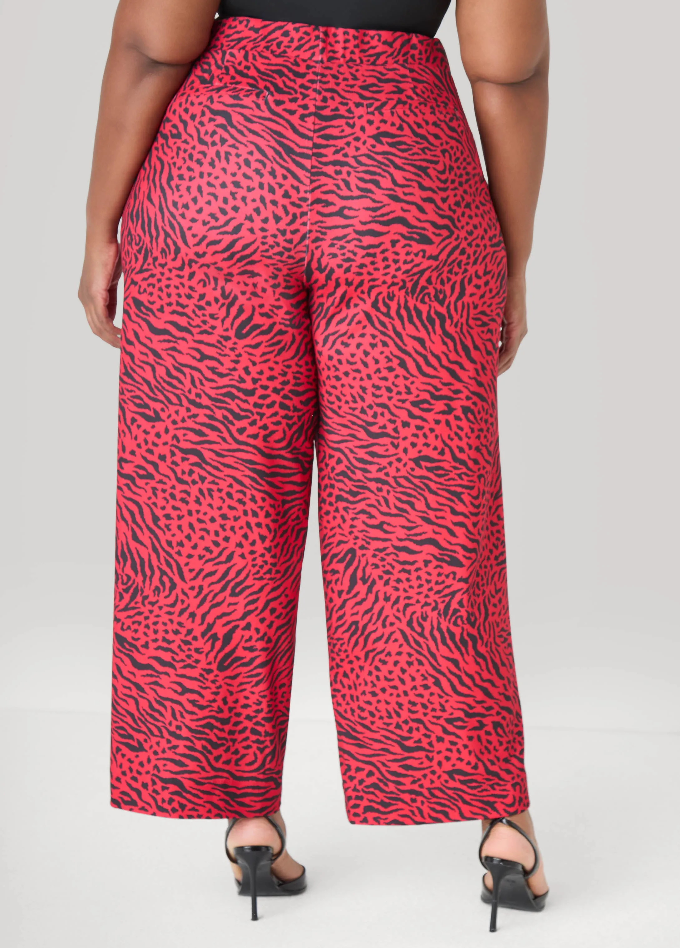 Sequined Animal Print Pants sold by Ashley Stewart product image thumbnail 2