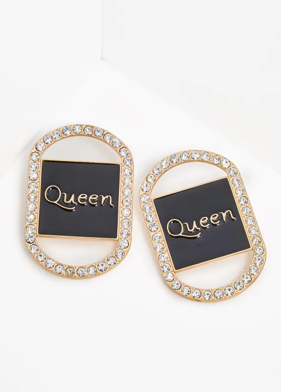 Queen Crystal Earrings sold by Ashley Stewart